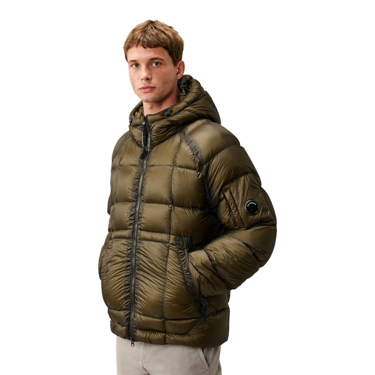 C.P. Company, DD Shell Daunenjacke Ivy Green