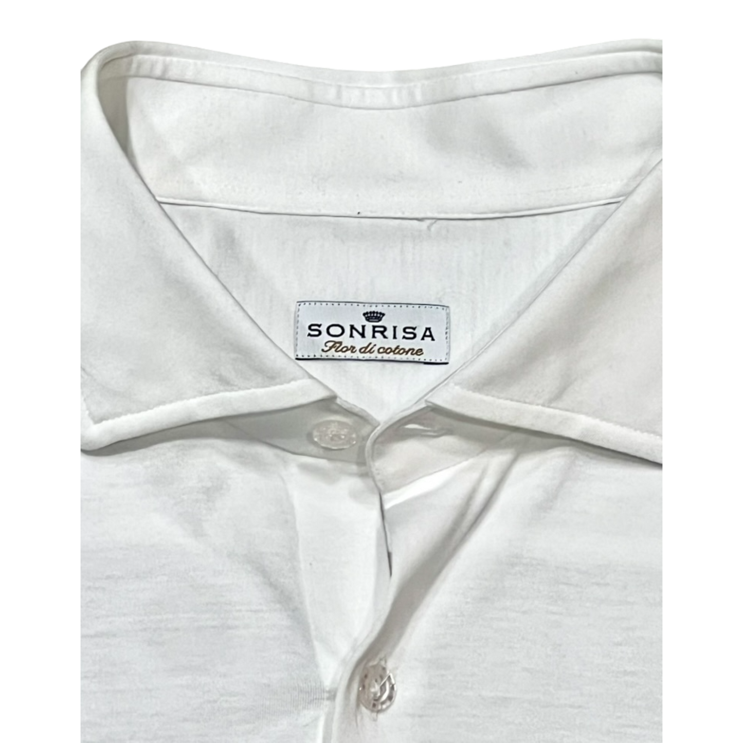 Sonrisa, the fine jersey shirt, white