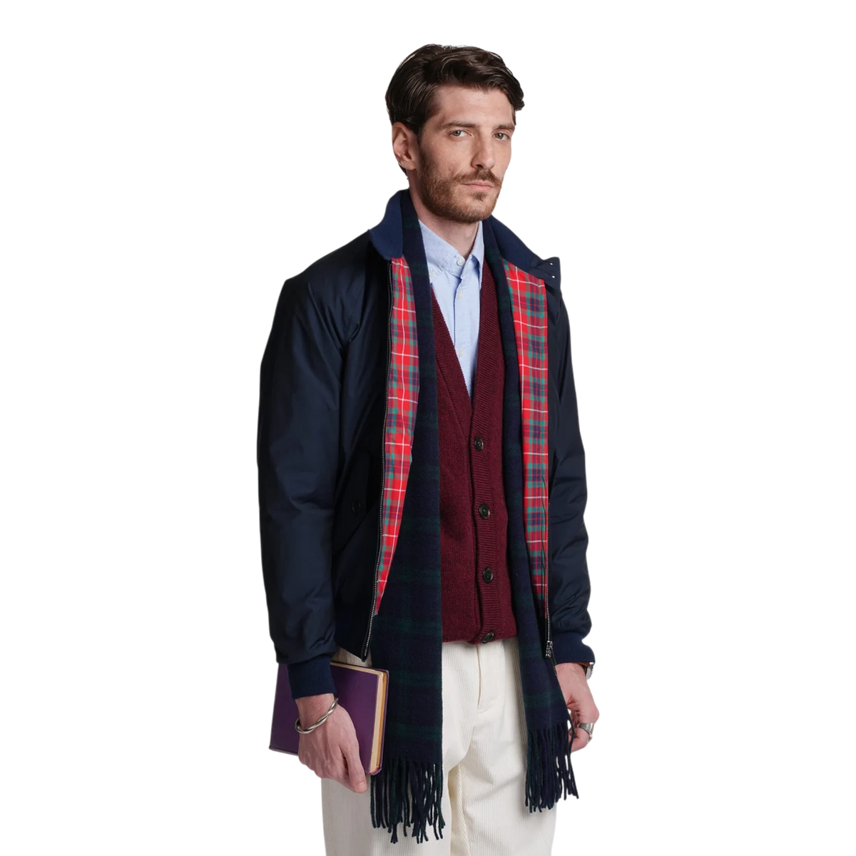 Baracuta G9 Harrington Jacke für Herren, navy