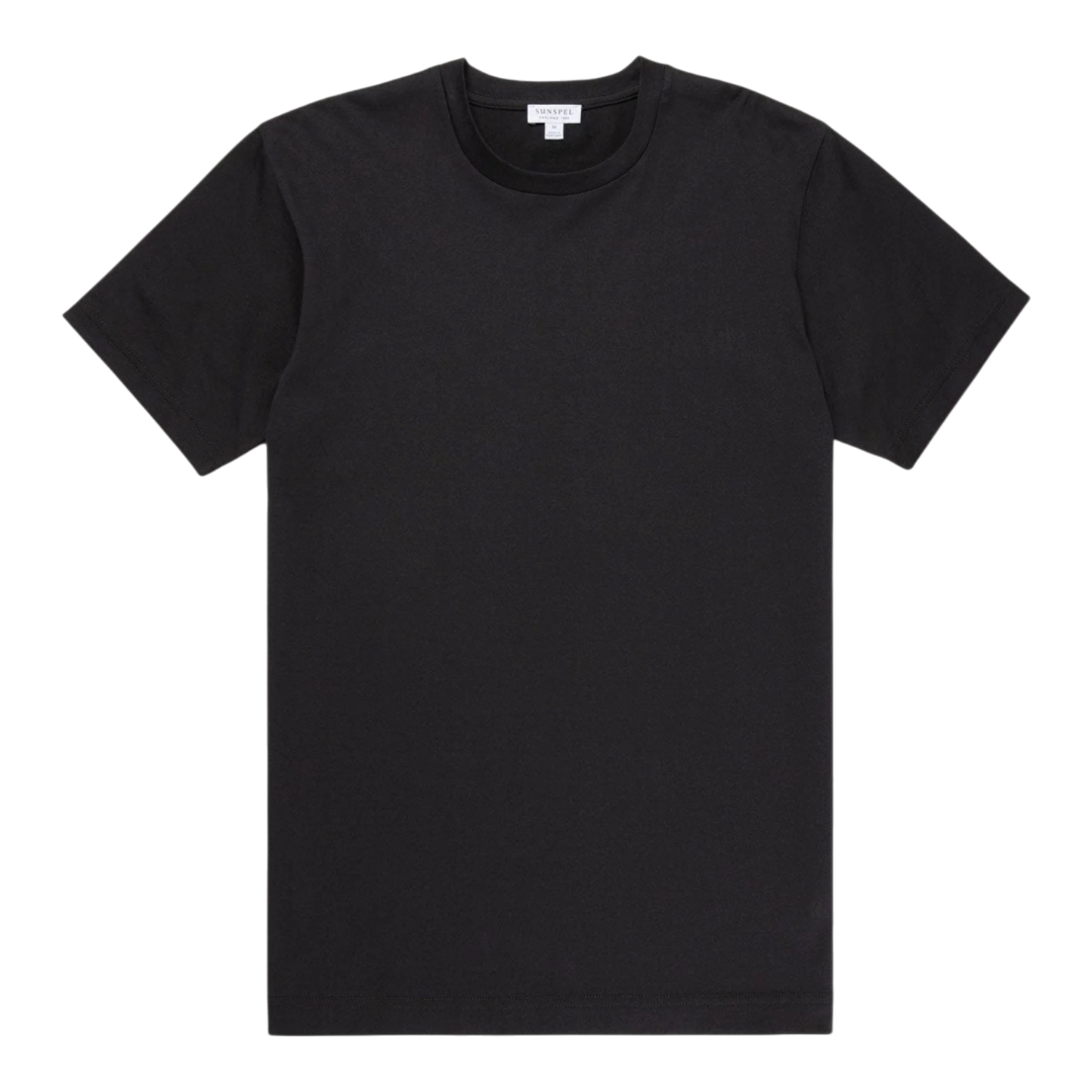 Sunspel, Riviera T-Shirt, Rundhals, black
