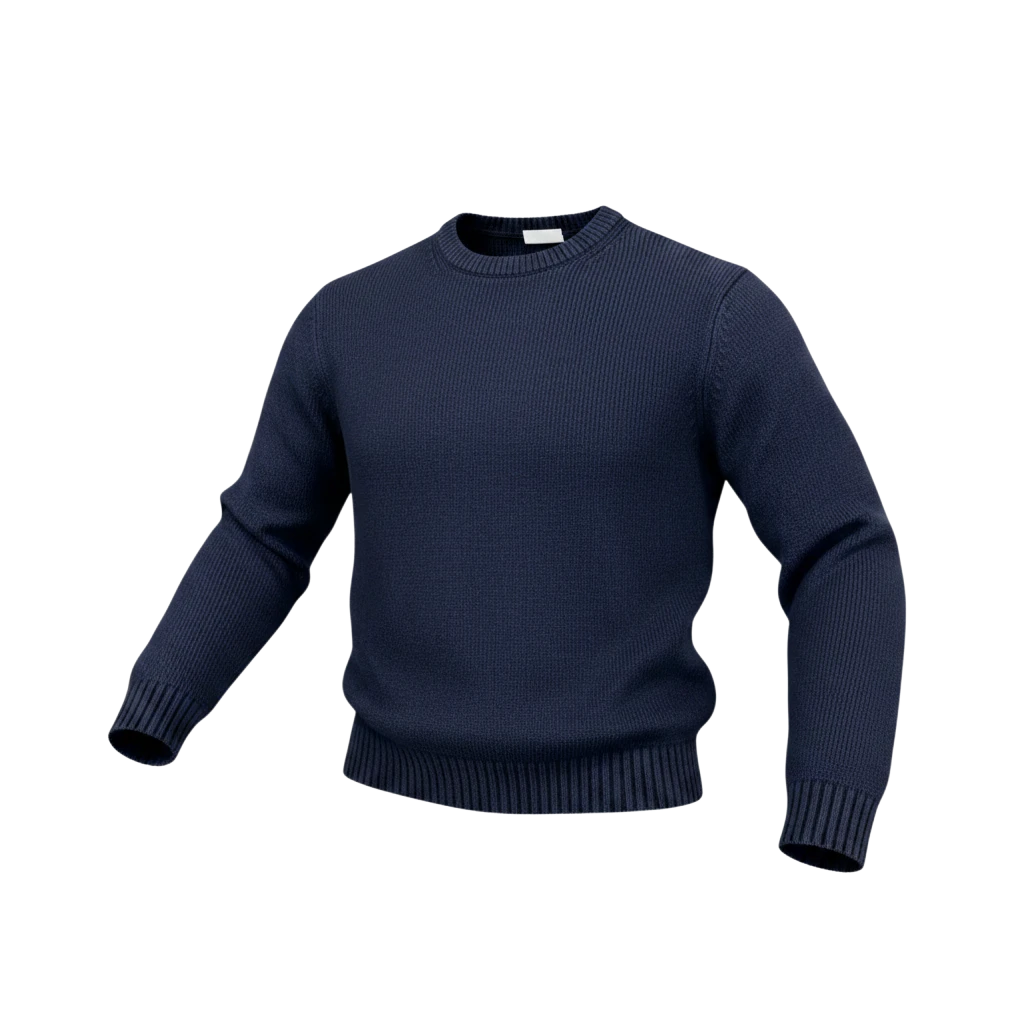 Aspesi, Grobstrick-Pullover in Navy - UNIT Hamburg