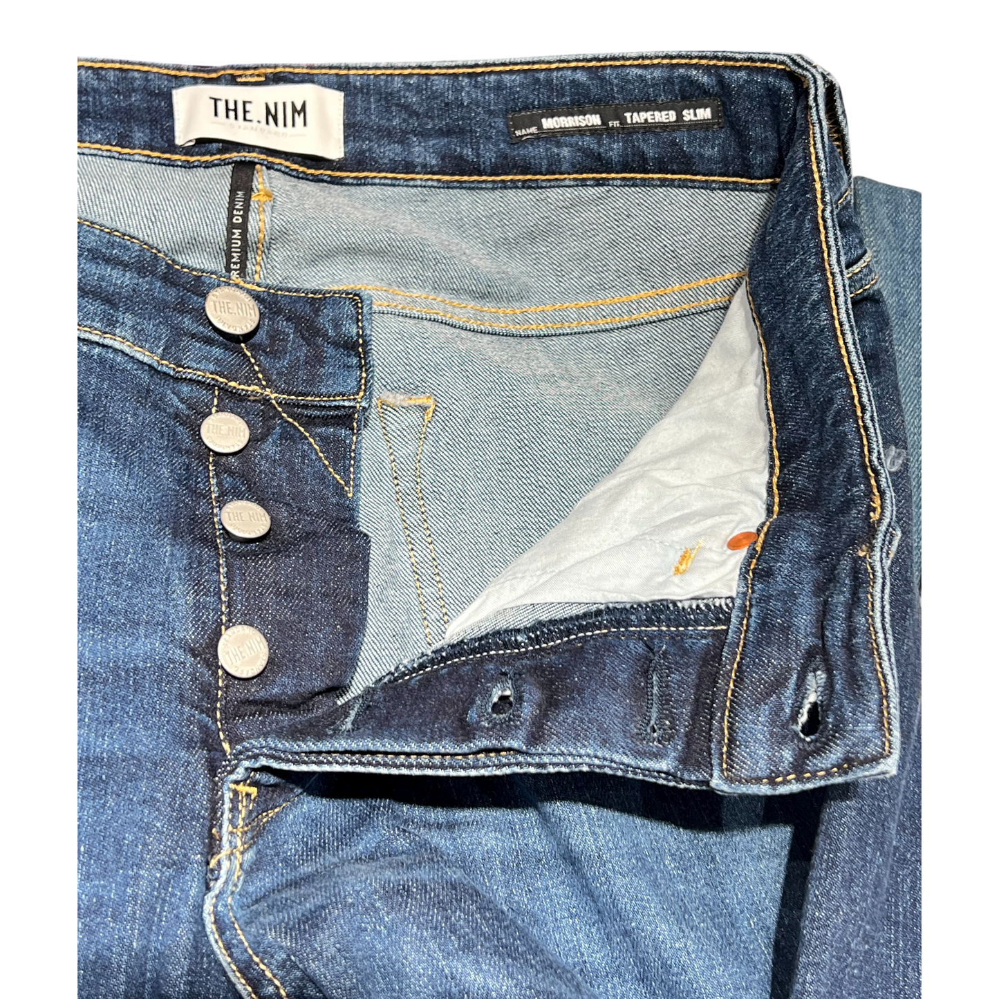 THE.NIM Morrison Tapered Comfort Dark Blue