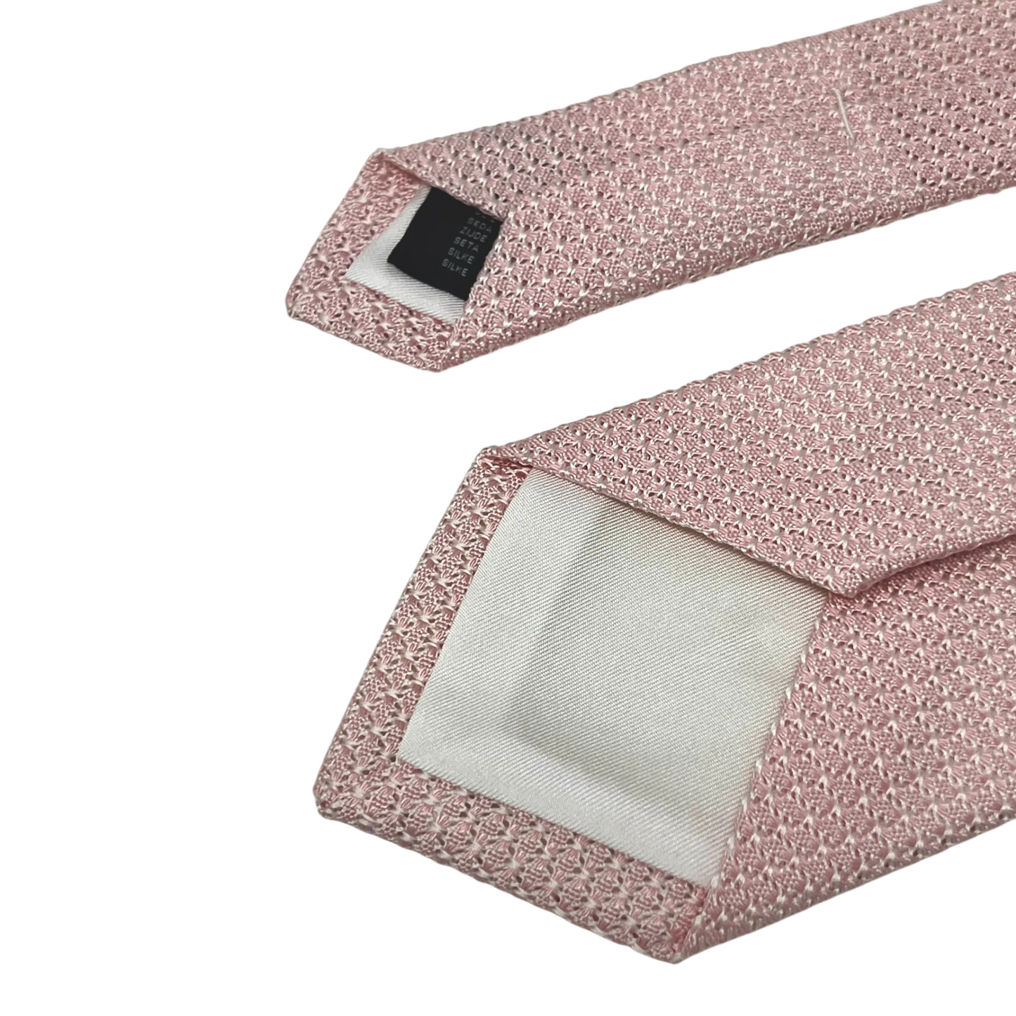 Ascot, Grenadine-Seidenkrawatte, rosé