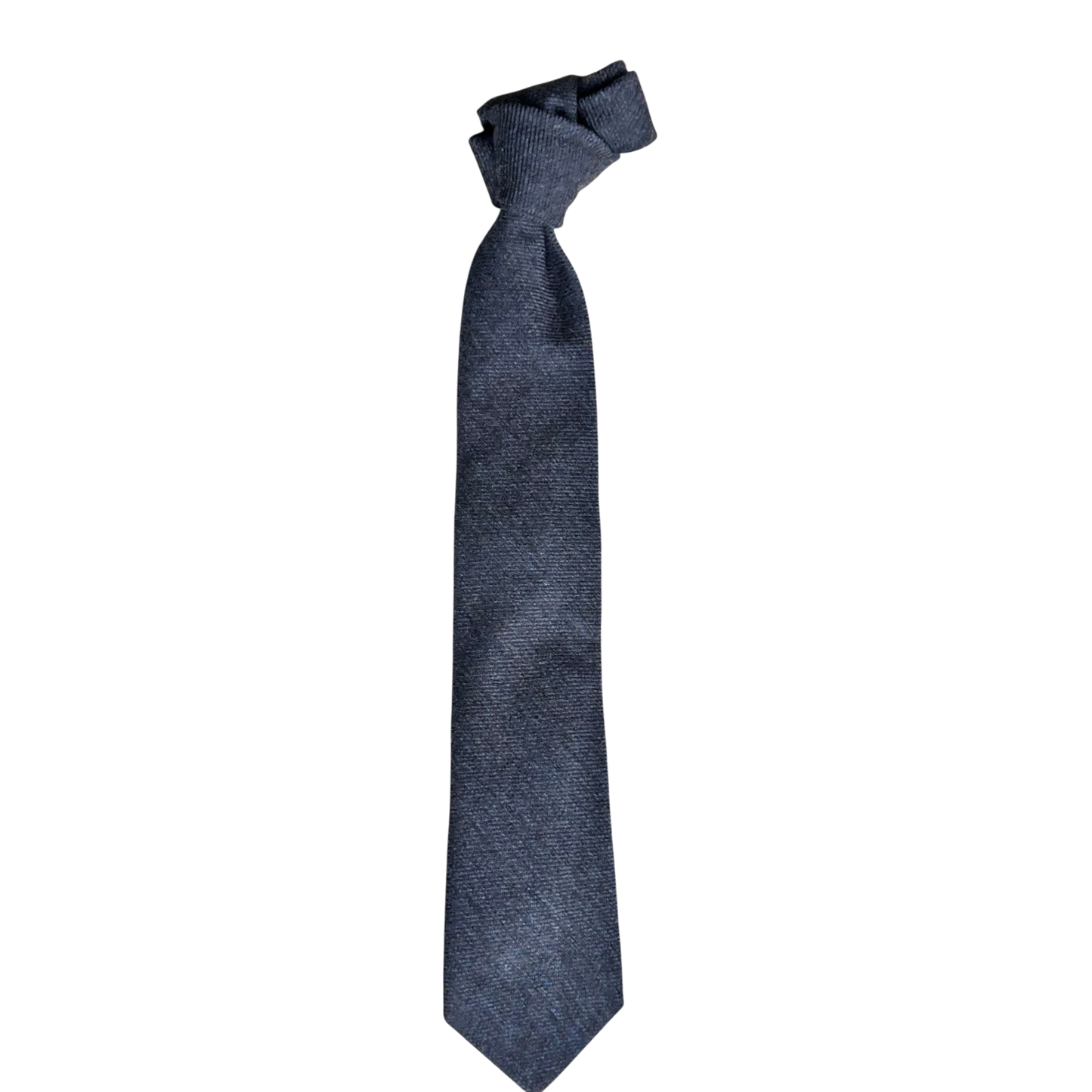 Ascot, Woll-Seidenkrawatte, blau-braun