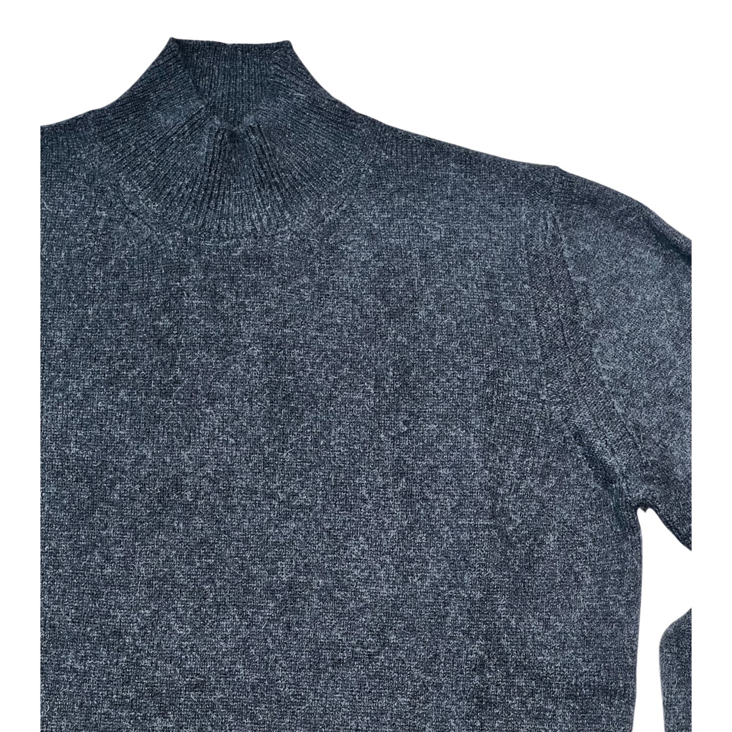 Roberto Collina, Merino / Baby Kamel, Stehkragen, schwarz
