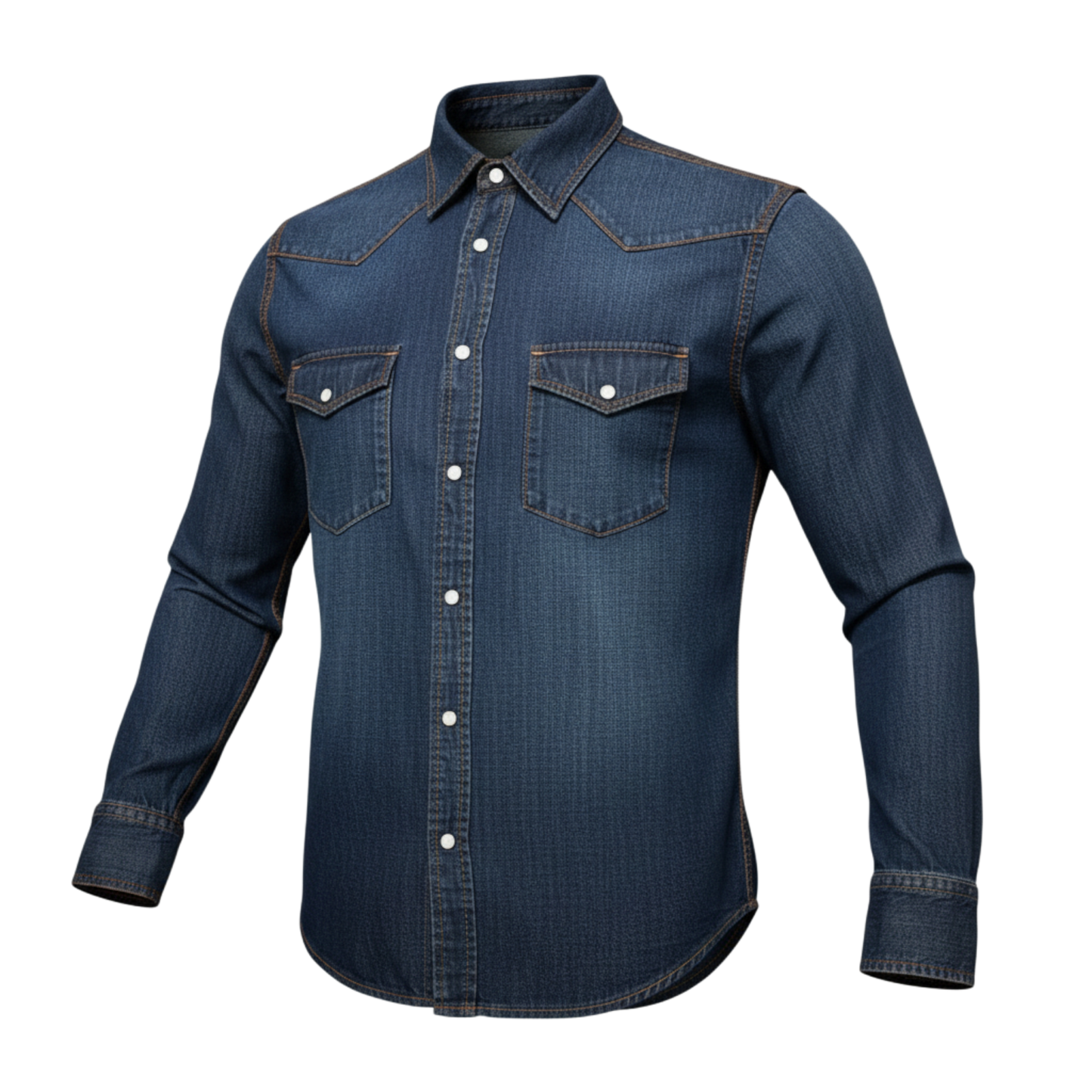 Jacob Cohën JUM_C0002 017 T9734 S1 WESTERN SHIRT medium blue