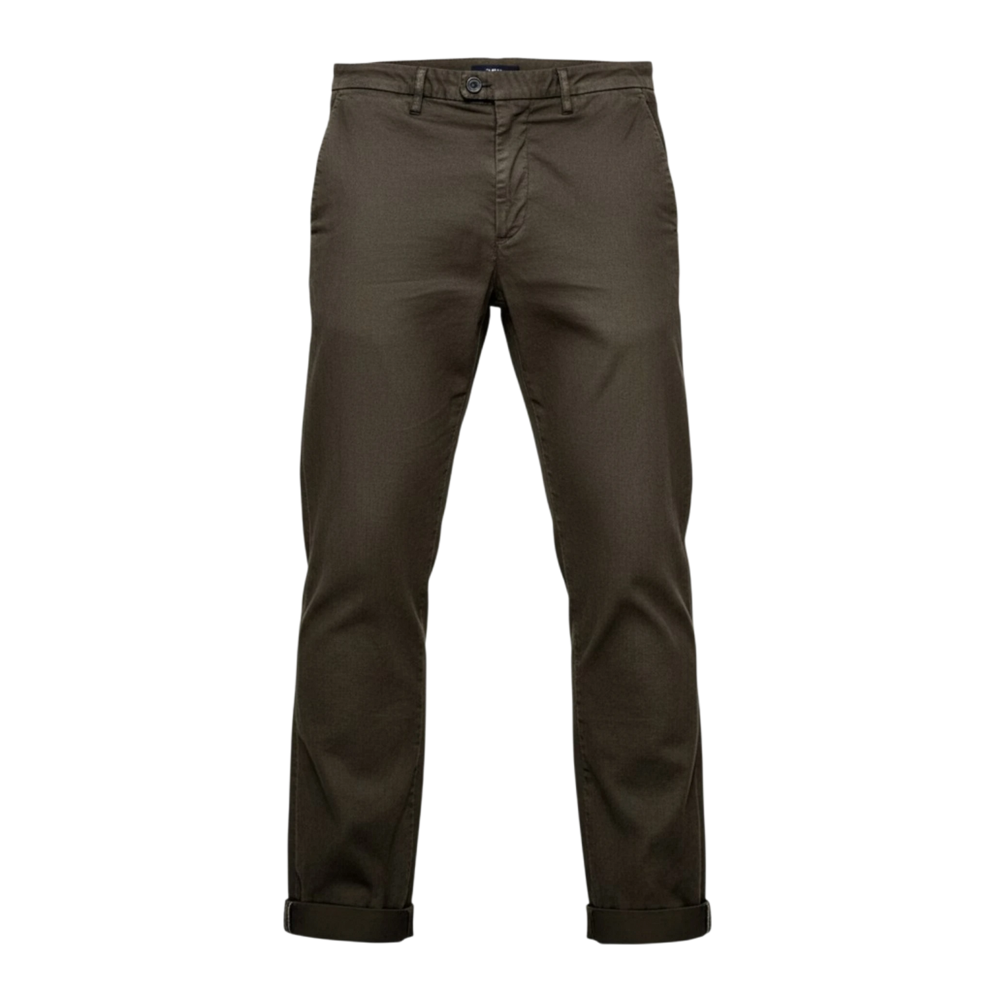 Never Laundry, Boston, Hose Leinen-Baumwolle, terrabraun