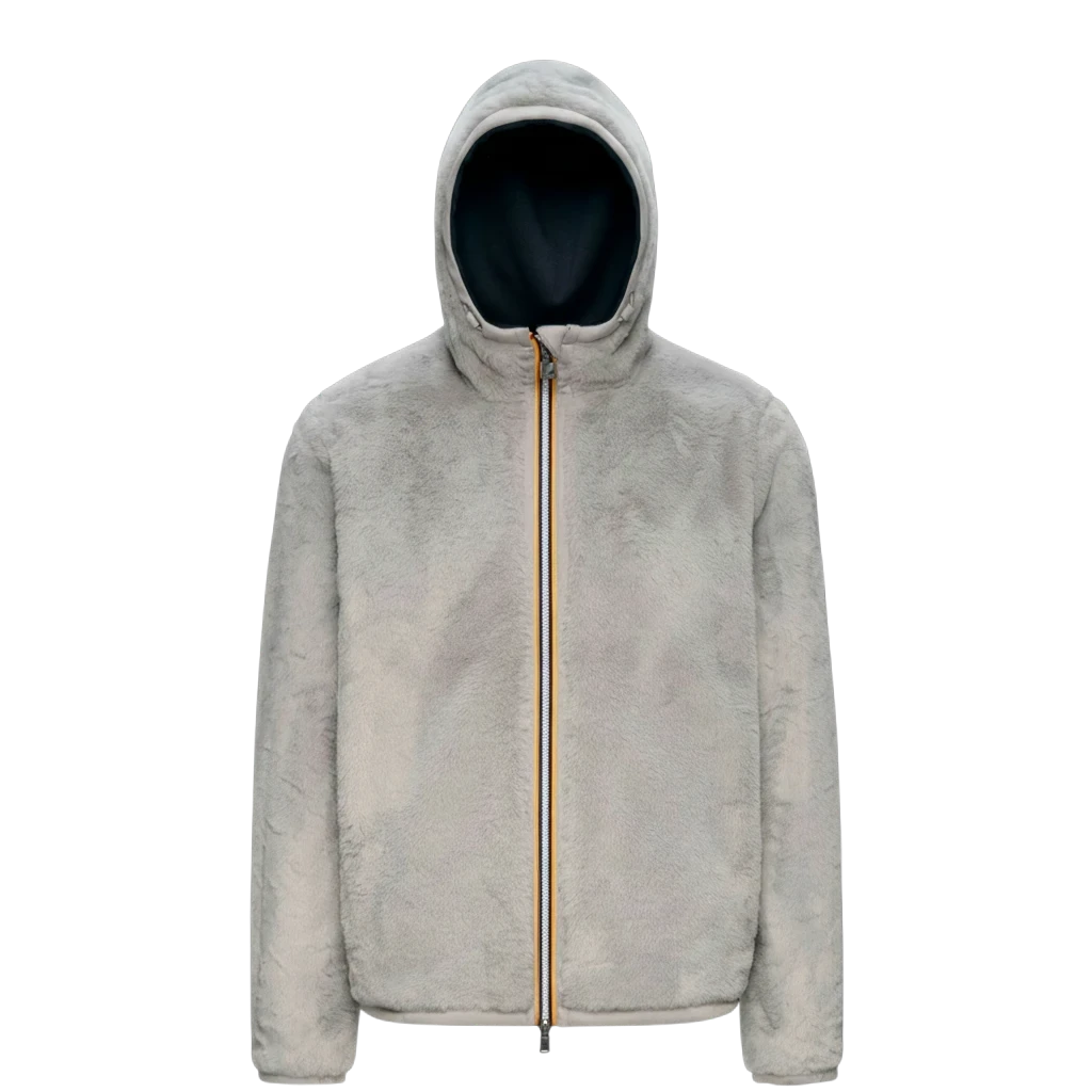 K-Way, Jack Wendejacke in Blue Depth und Grey Mist
