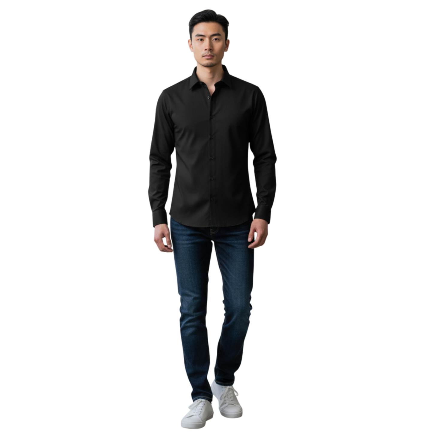 ソンリーサ、理想的なジャージーシャツ、ブラック