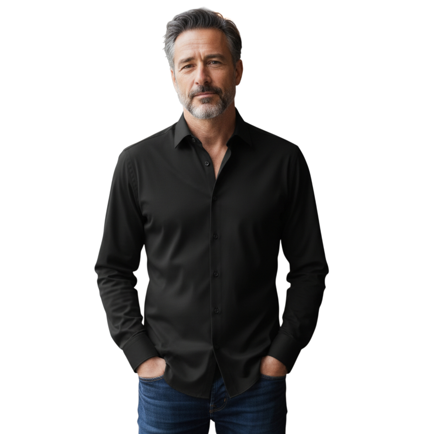 Sonrisa, das ideale Jersey Hemd, dark navy