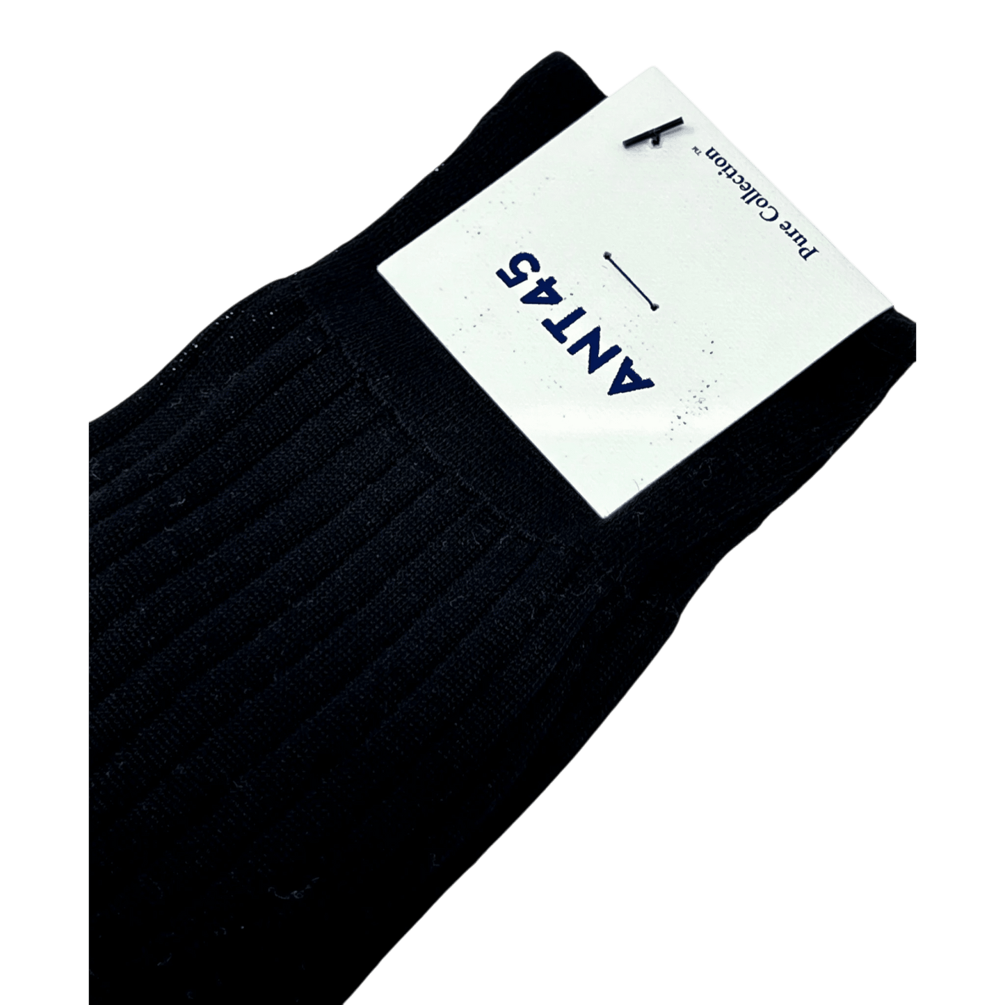 UNIT Hamburg - ANT45, RIB SHORT, Filoscozia Bio Cotton, black - ANT45