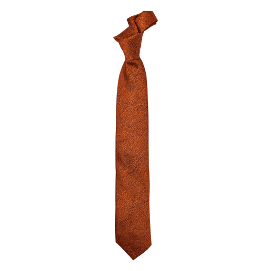 Ascot, Krawatte falsches Uni, burnt orange - UNIT Hamburg