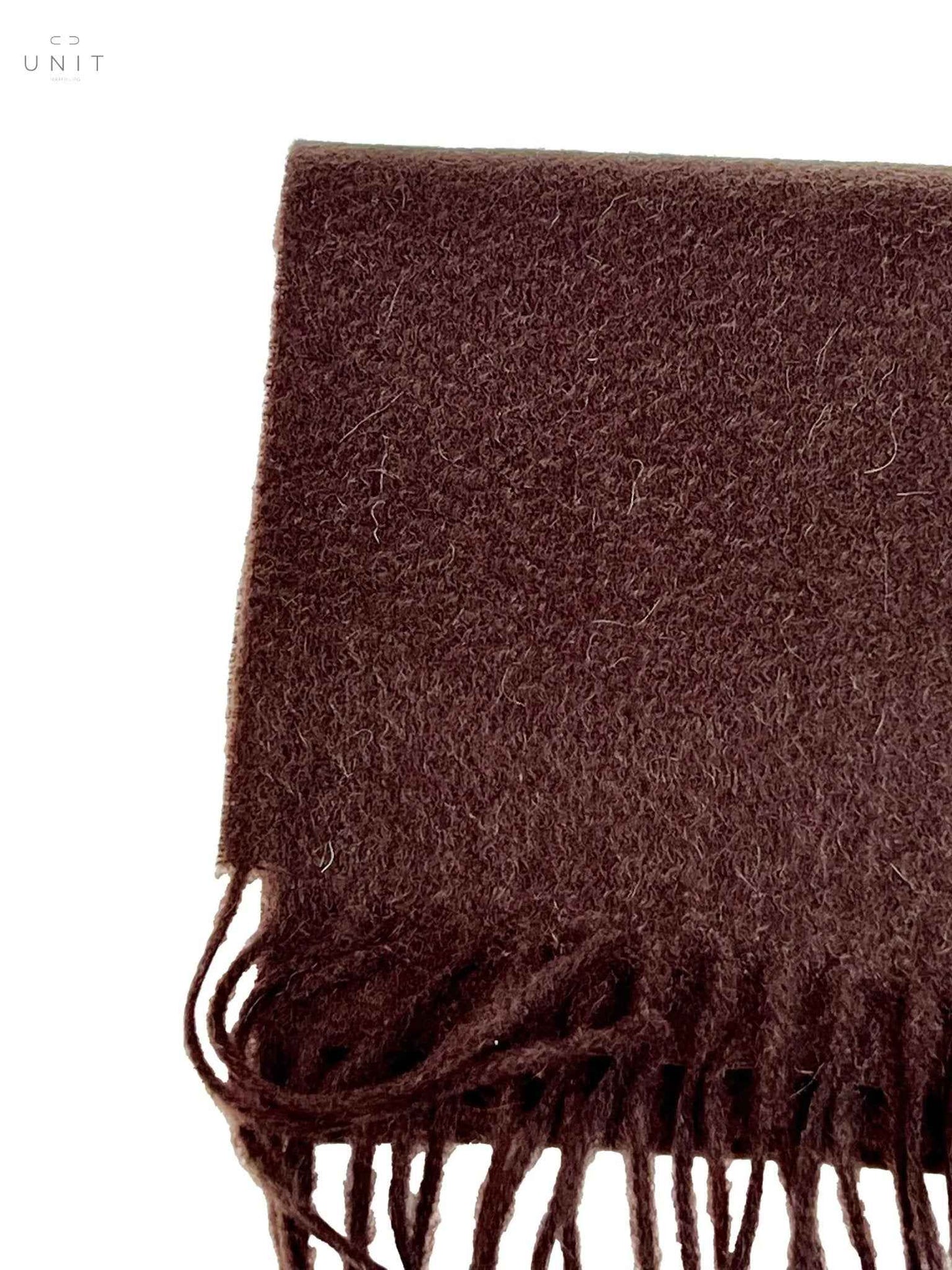 Ascot, écharpe 30x160cm, cachemire, marron chocolat