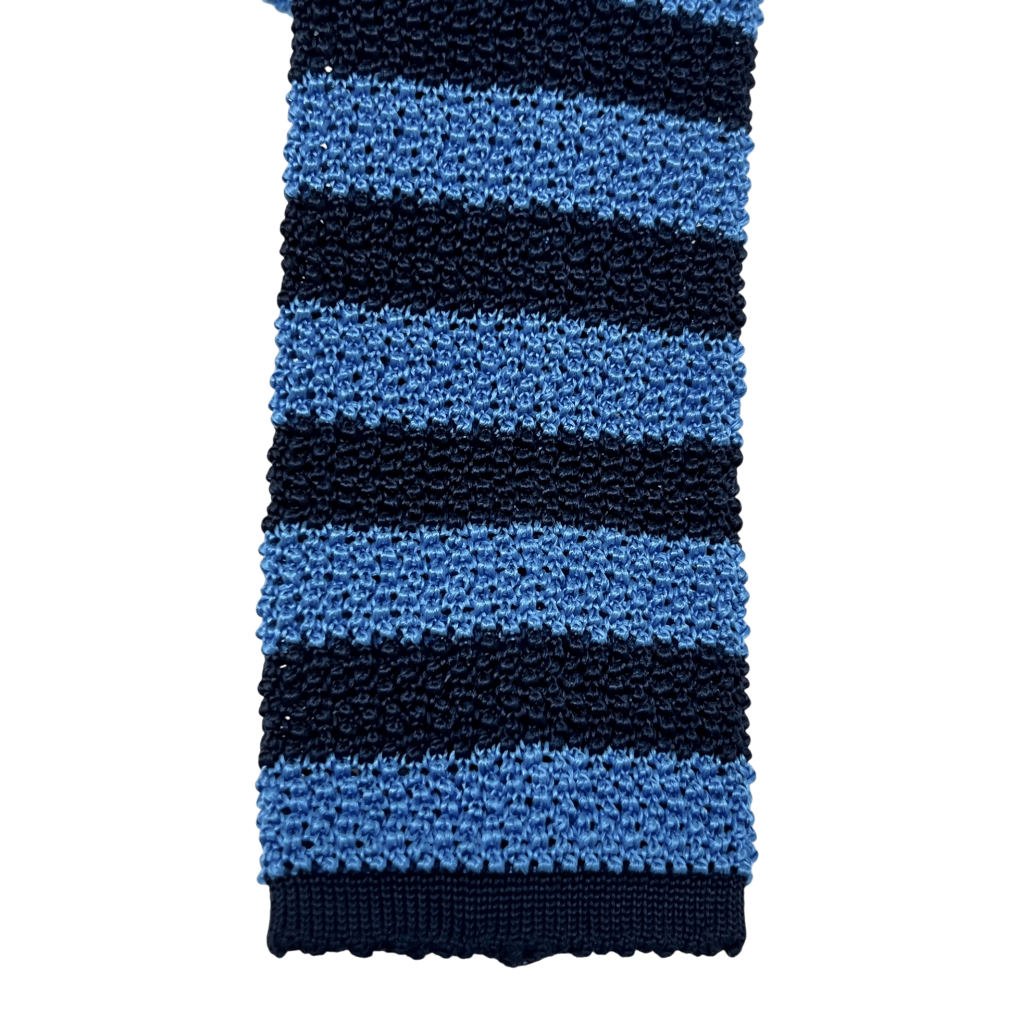 UNIT Hamburg - Ascot, Seidenstrickkrawatte, blau-navy - Ascot