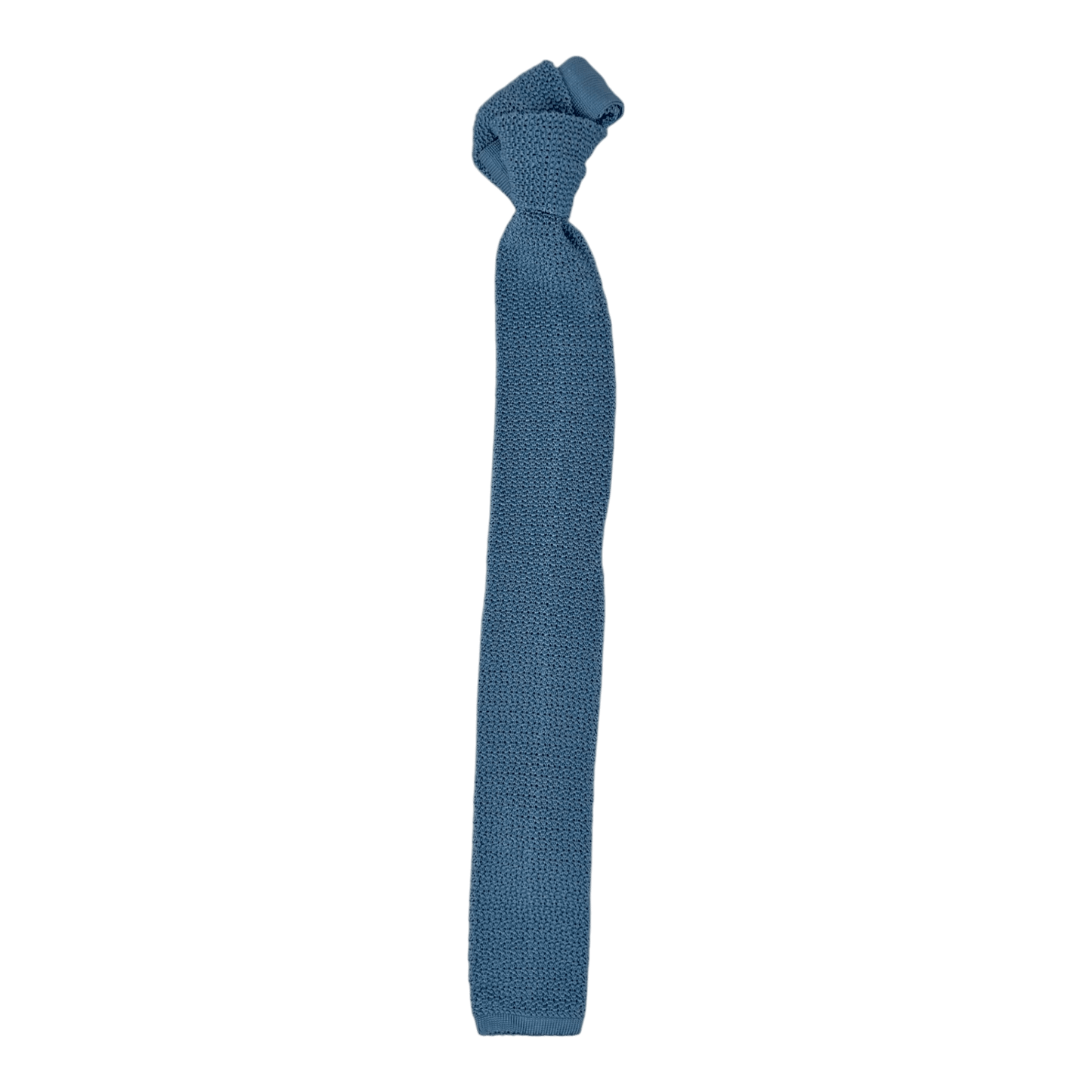 UNIT Hamburg - Ascot, Seidenstrickkrawatte, uni babyblau - Ascot