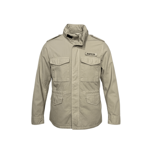 UNIT Hamburg - ASPESI Fieldjacket Dry Wax, Thermore - Wattierung, beige - ASPESI