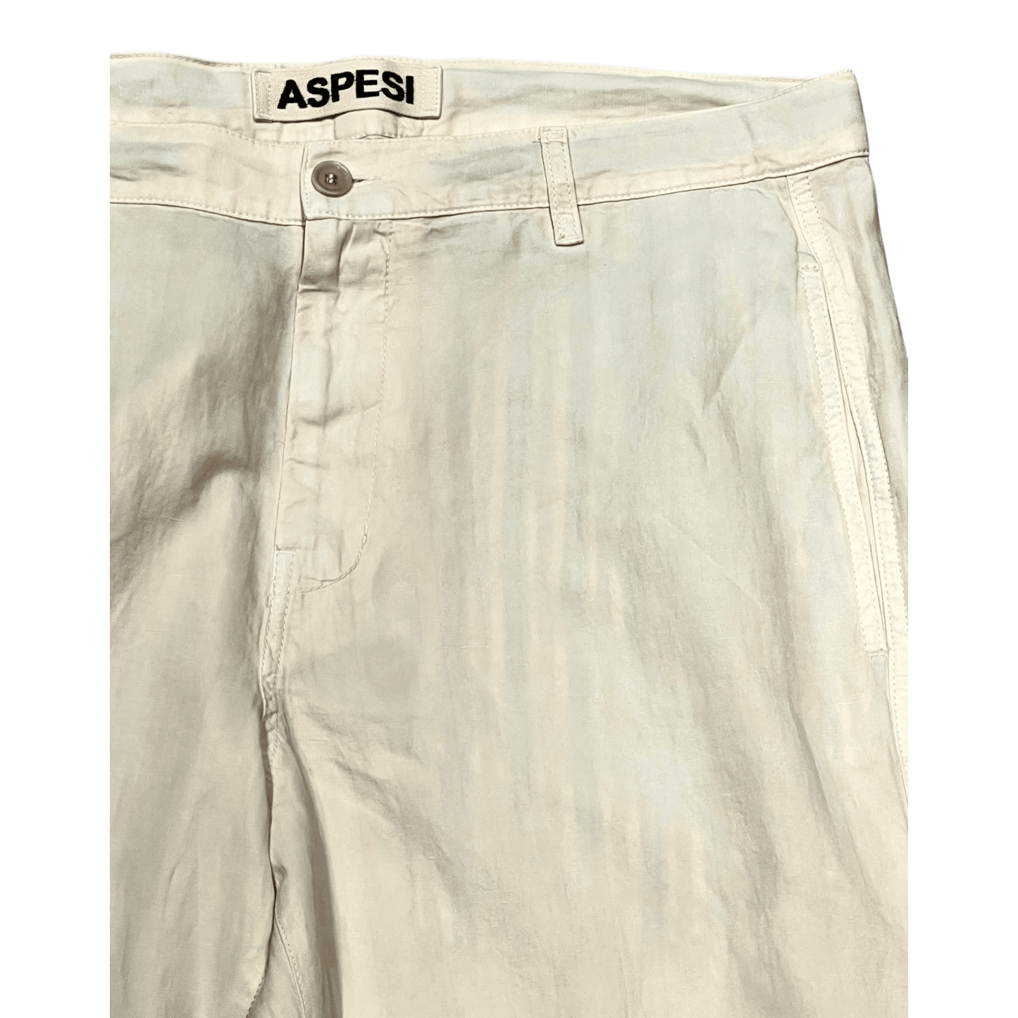 UNIT Hamburg - ASPESI, Hose Lyocell/Leinen/Baumwolle, Naturale - ASPESI