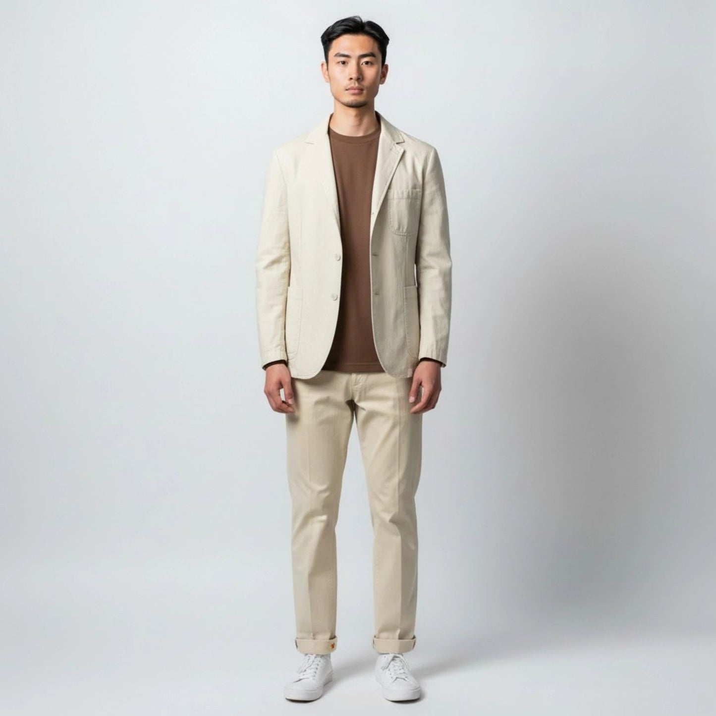 UNIT Hamburg - ASPESI, Hose Lyocell/Leinen/Baumwolle, Naturale - ASPESI