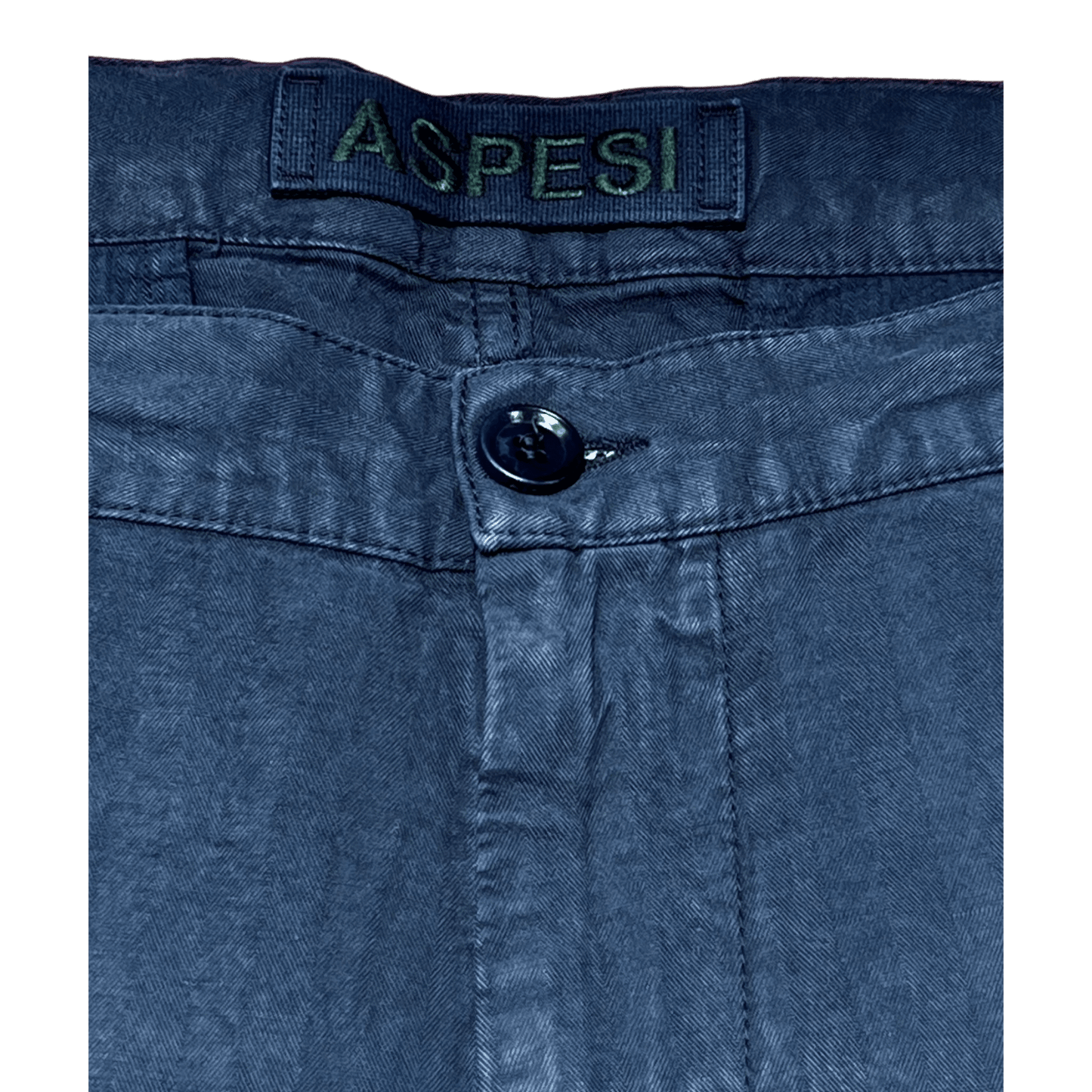 UNIT Hamburg - ASPESI Lyocell‑Leinen‑Baumwollhose, blau - ASPESI