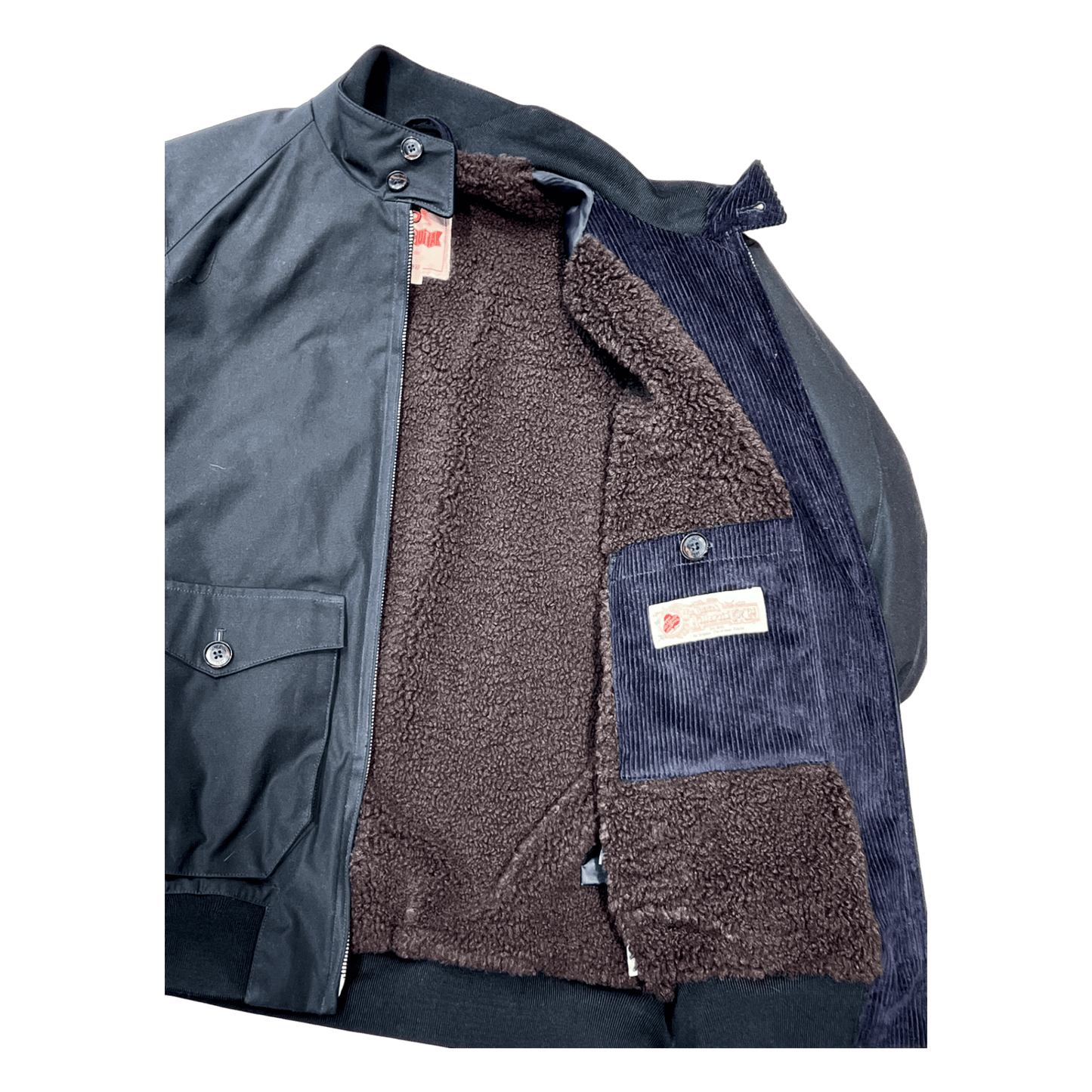 UNIT Hamburg - Baracuta, G9 Harrington, veste en cire, bleu hamburger, dark navy - Baracuta