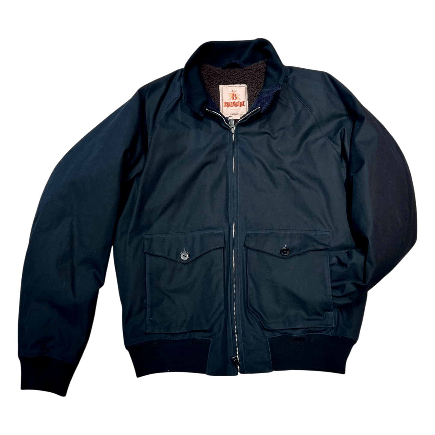 UNIT Hamburg - Baracuta, G9 Harrington, veste en cire, bleu hamburger, dark navy - Baracuta