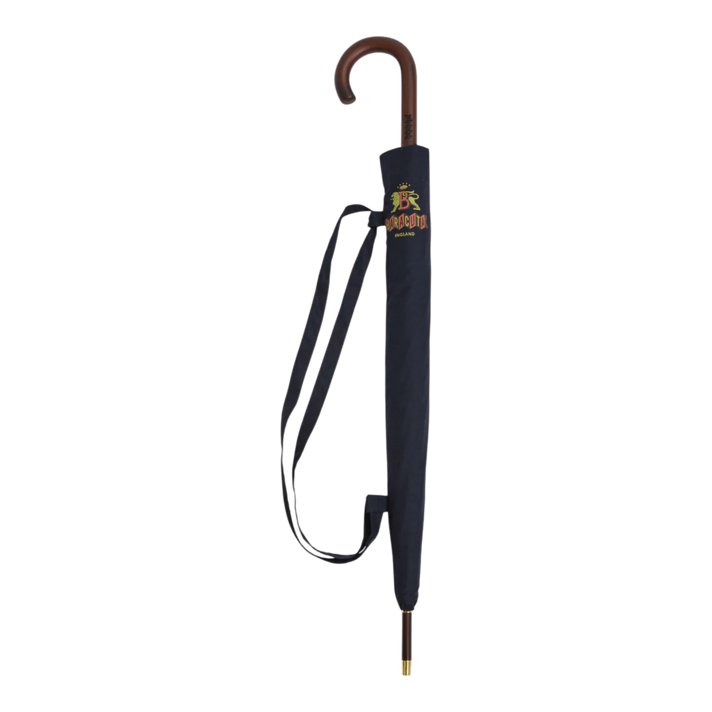 UNIT Hamburg - Baracuta, Regenschirm, klassik, außen navy innen rotes Karo - Baracuta