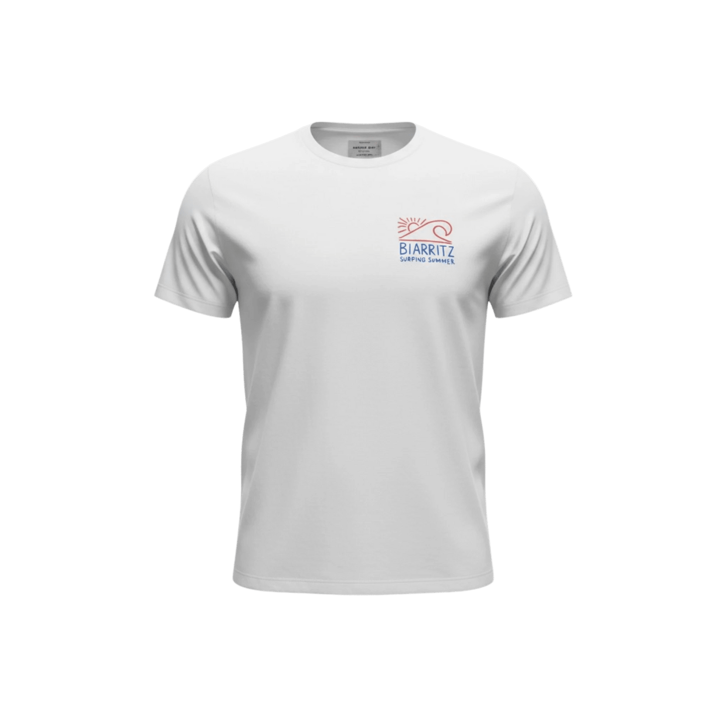 UNIT Hamburg - Bowery NYC, Biarritz Surfing Vintage Jersey T‑Shirt, weiß - Bowery NYC