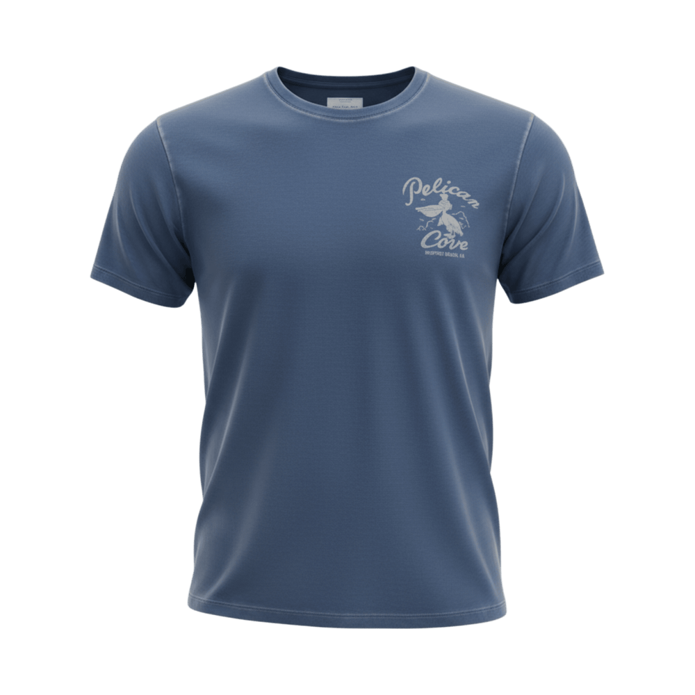 UNIT Hamburg - Bowery NYC, Pelican Cove Vintage T‑Shirt, blau - Bowery NYC