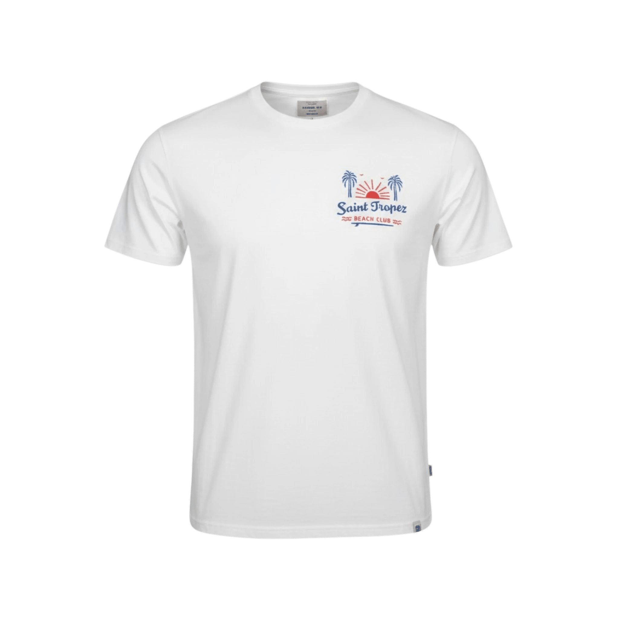UNIT Hamburg - Bowery NYC, Saint Tropez Vintage Jersey T‑Shirt, weiß - Bowery NYC