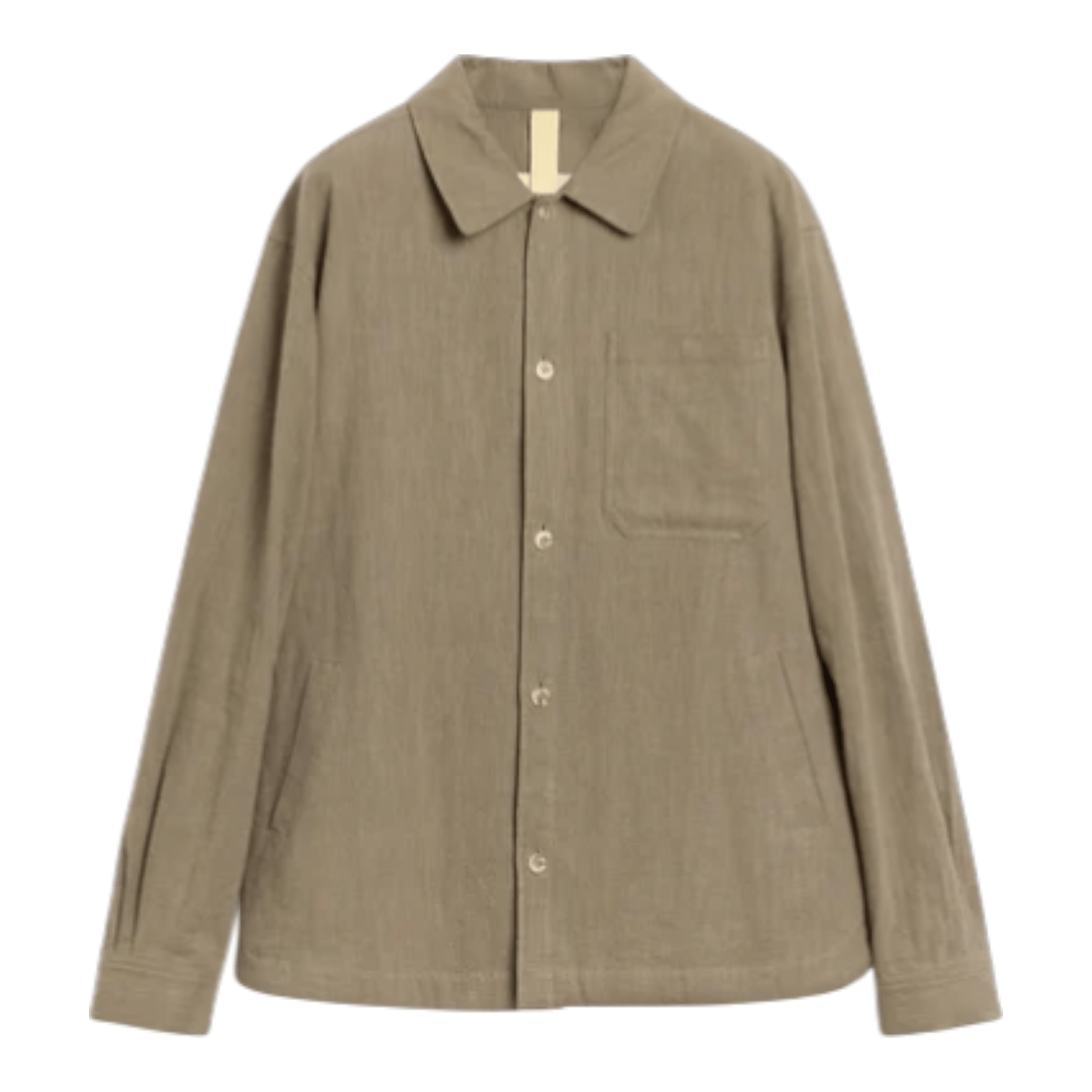 UNIT Hamburg - Brixtol Frank Linen Overshirt – Leinen/Baumwolle, schlamm - Brixtol Textiles