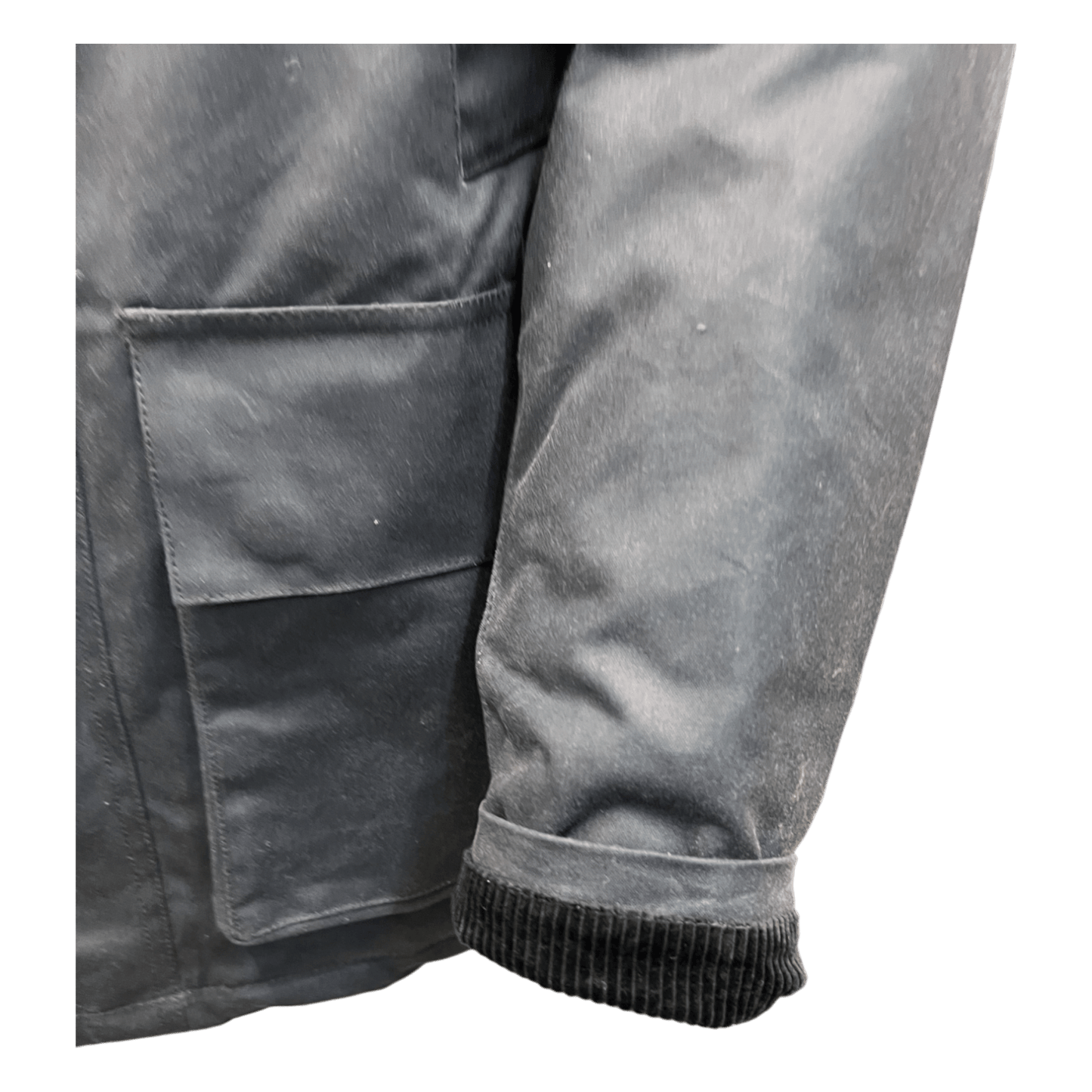 UNIT Hamburg - Brixtol Textiles, Curtis, Wachsjacke, rauchblau - Brixtol Textiles
