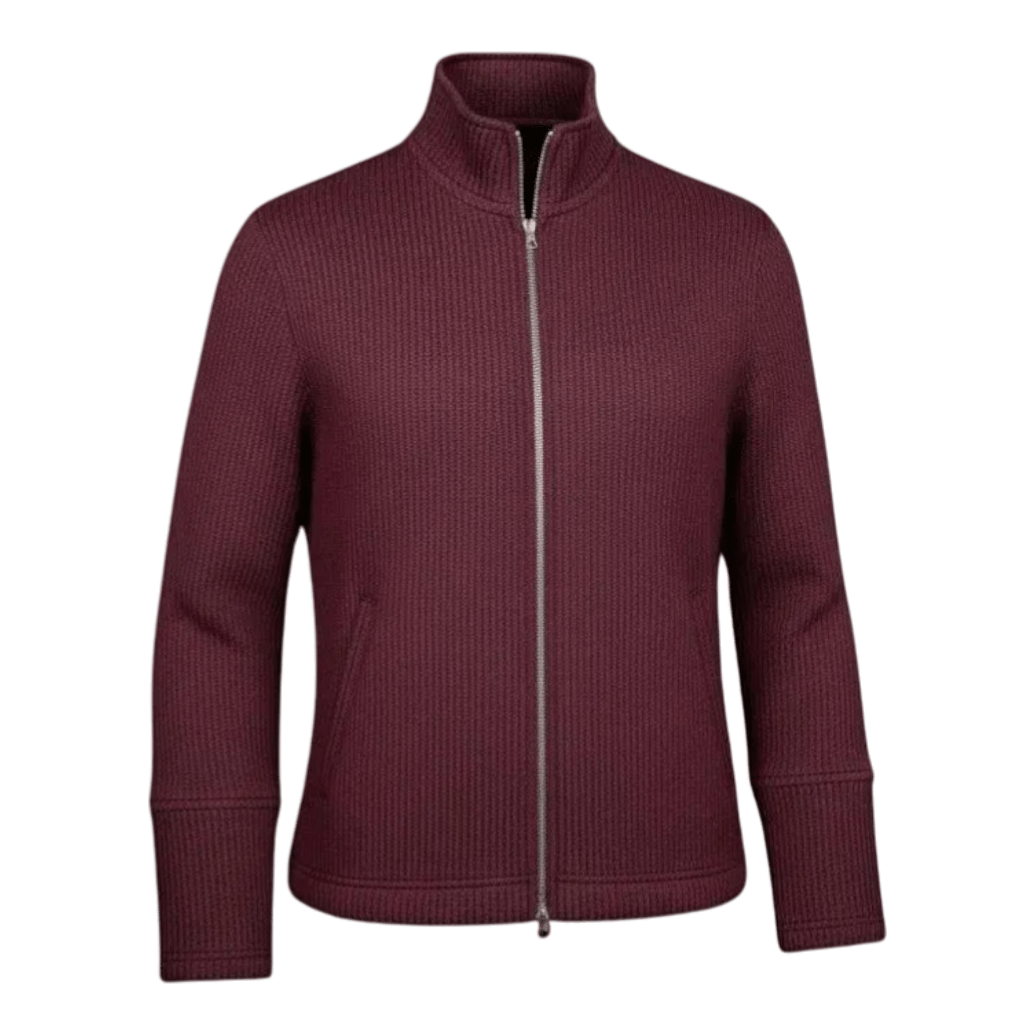 UNIT Hamburg - Brixtol Textiles, Seven, cardigan, burgundy - Brixtol Textiles