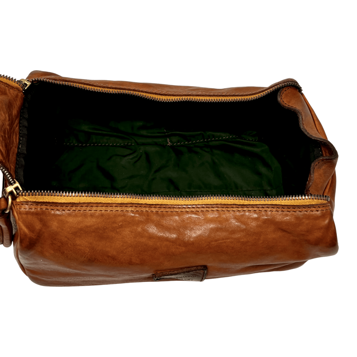 UNIT Hamburg - Campomaggi Beauty Bag – Leder - Kulturbeutel, cognac - Campomaggi