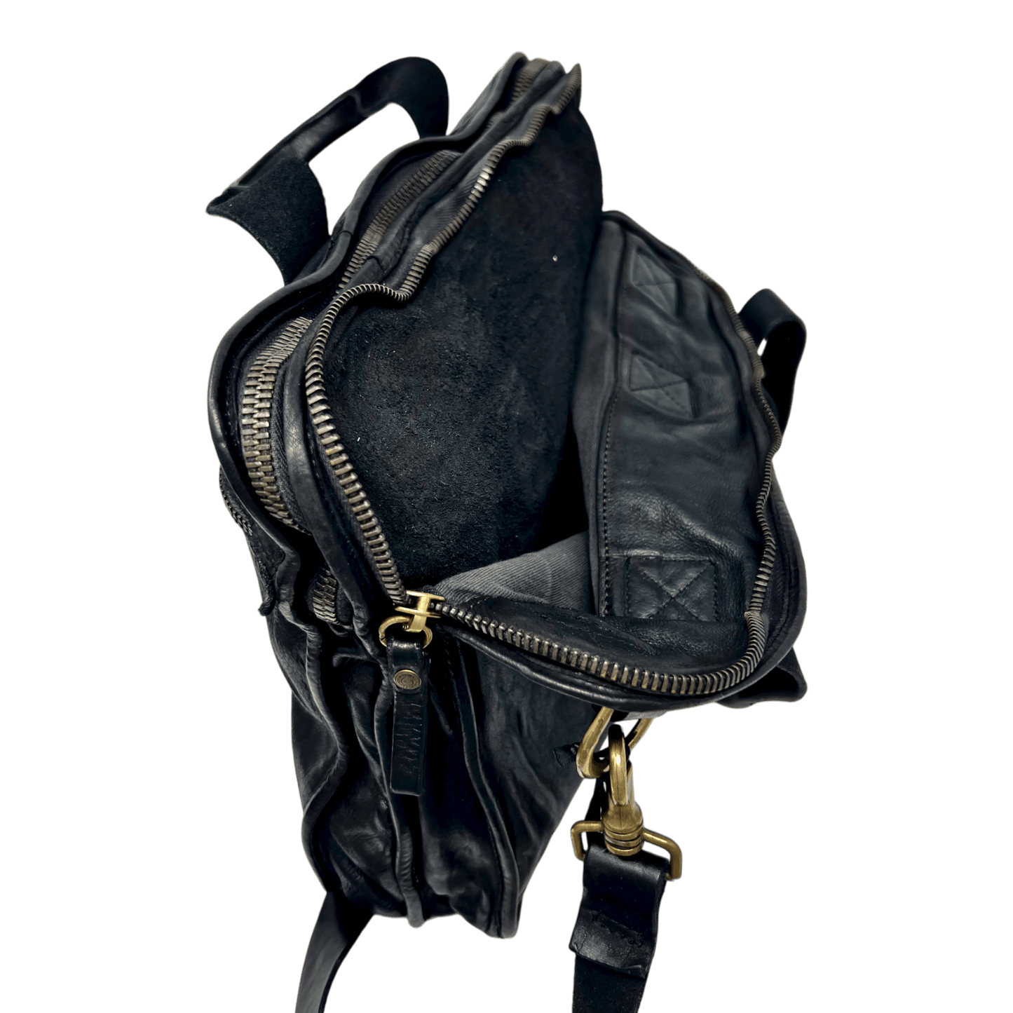 UNIT Hamburg - Campomaggi Briefcase – handgefertigte Leder - Aktentasche, schwarz - Campomaggi