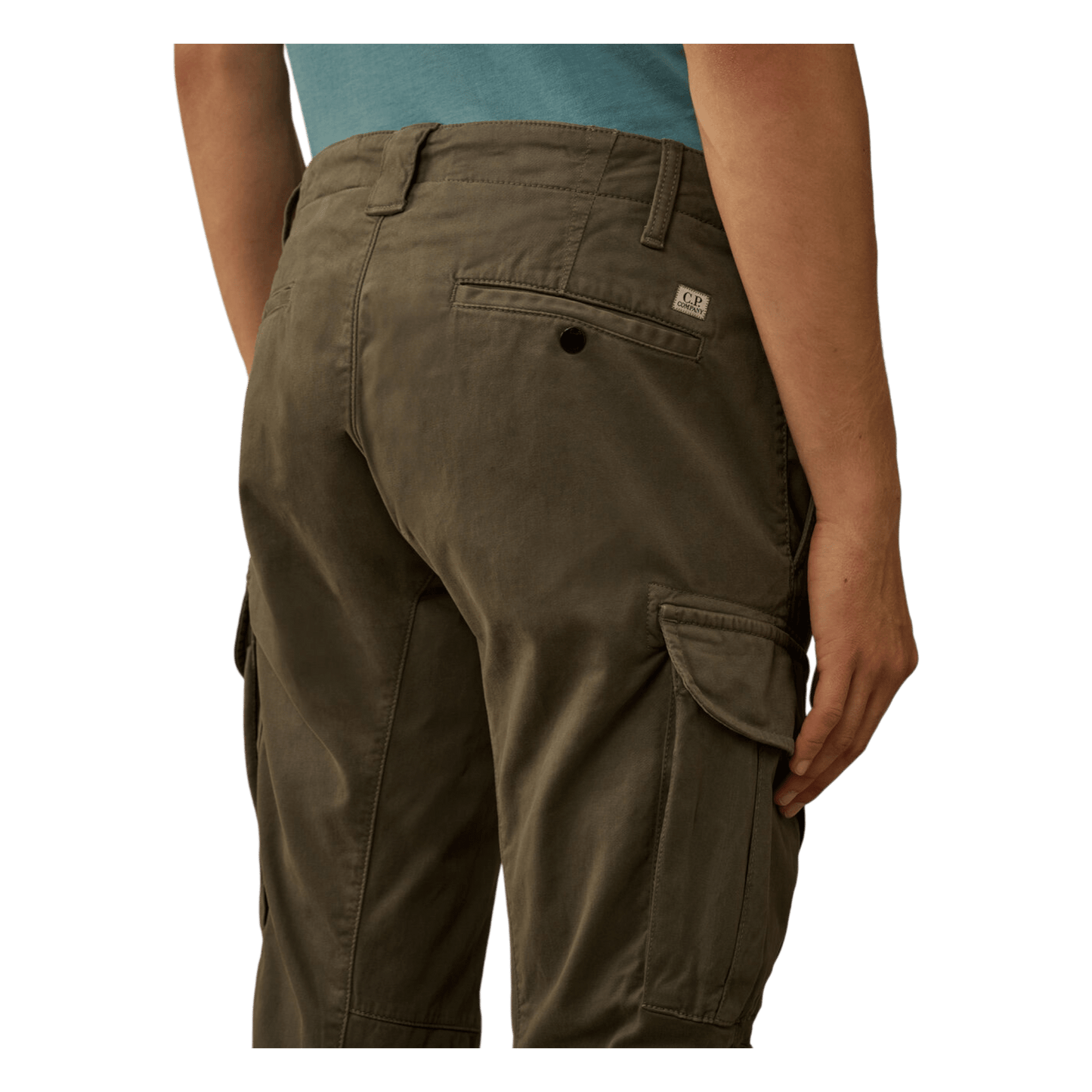 UNIT Hamburg - C.P. Company, Cargohose Stretch Satin, Gunmetal grau - C.P. Company