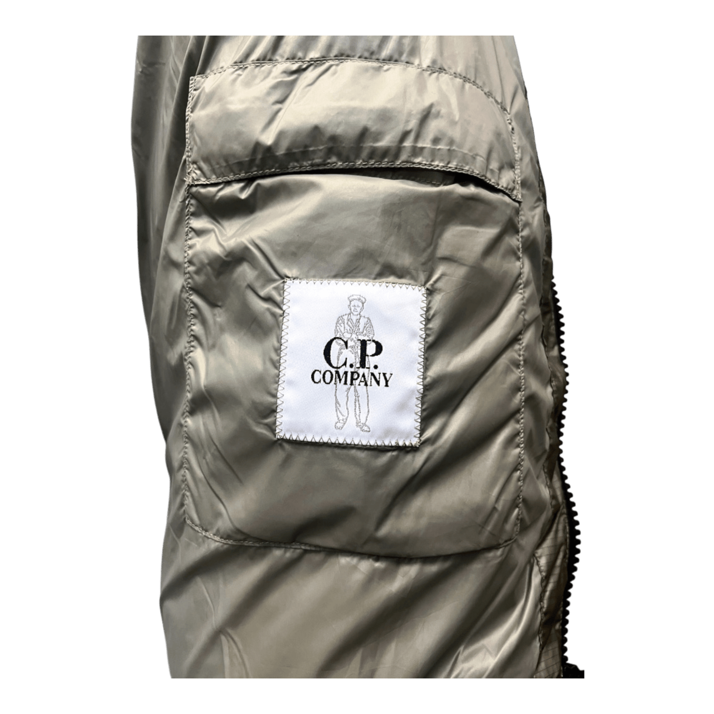 UNIT Hamburg - C.P. Company DD Shell Daunenjacke – 7D Micro - Ripstop, schlamm - C.P. Company