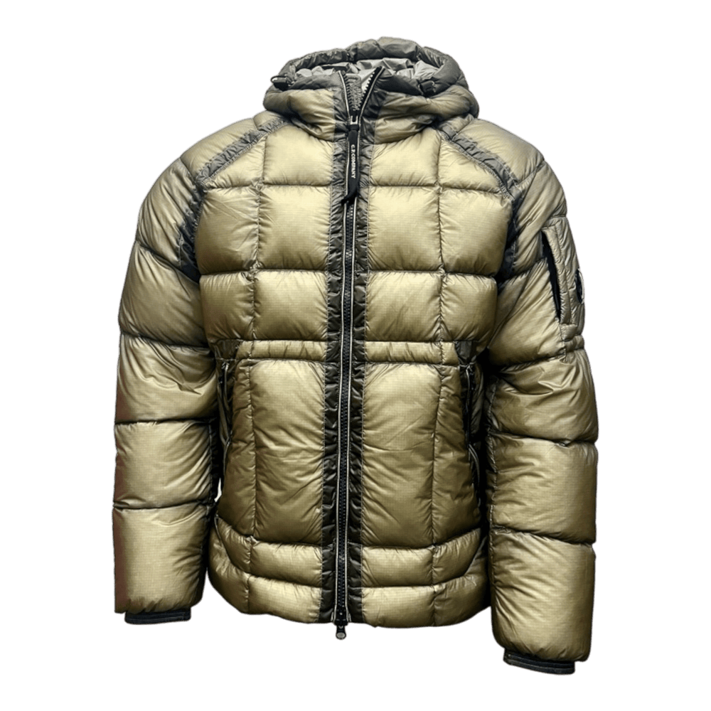 UNIT Hamburg - C.P. Company DD Shell Daunenjacke – 7D Micro - Ripstop, schlamm - C.P. Company