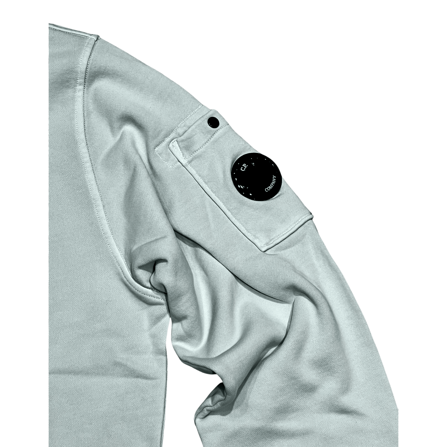 UNIT Hamburg - C.P. Company Diagonal Crew Neck Resist Dyed Sweat, mint - C.P. Company