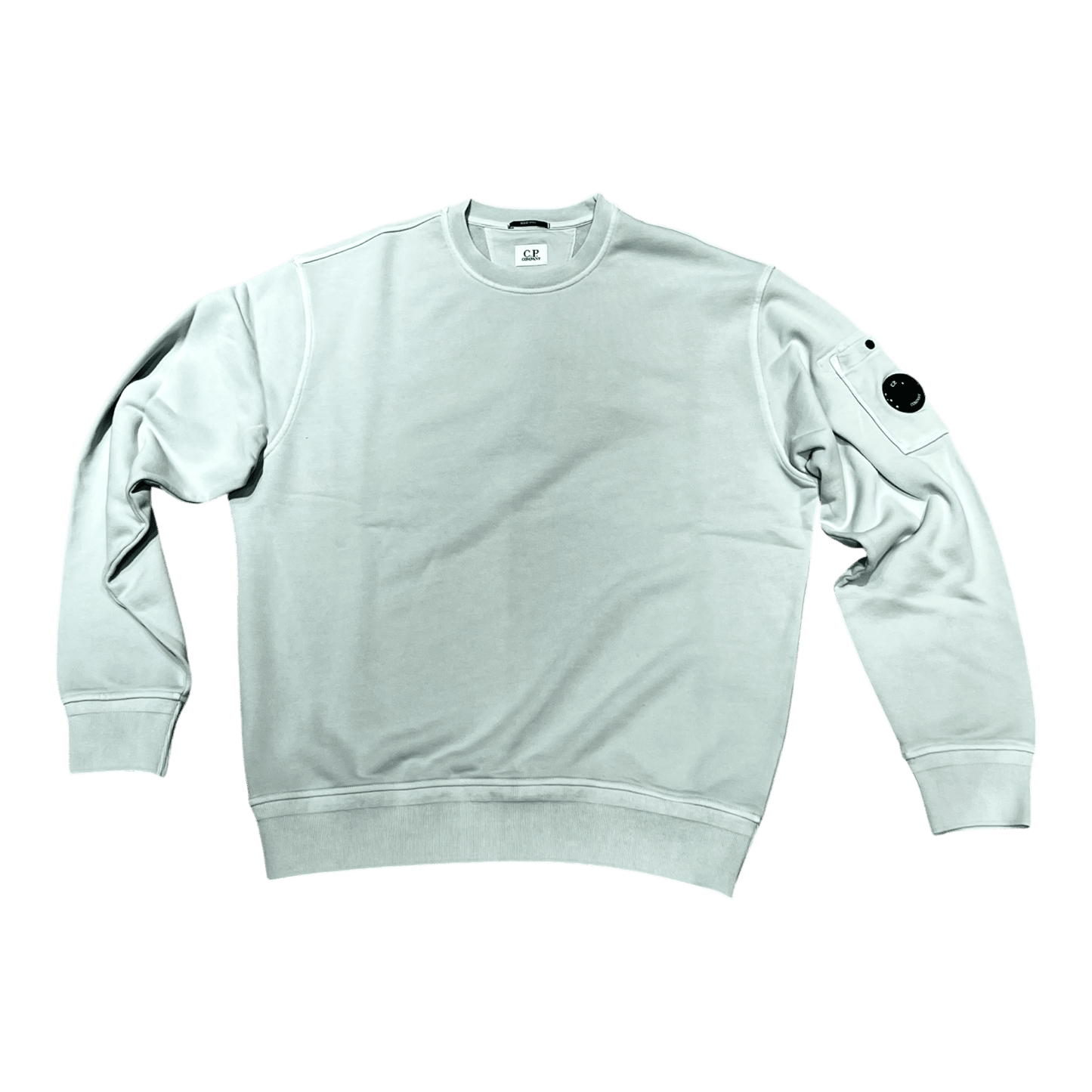 UNIT Hamburg - C.P. Company Diagonal Crew Neck Resist Dyed Sweat, mint - C.P. Company