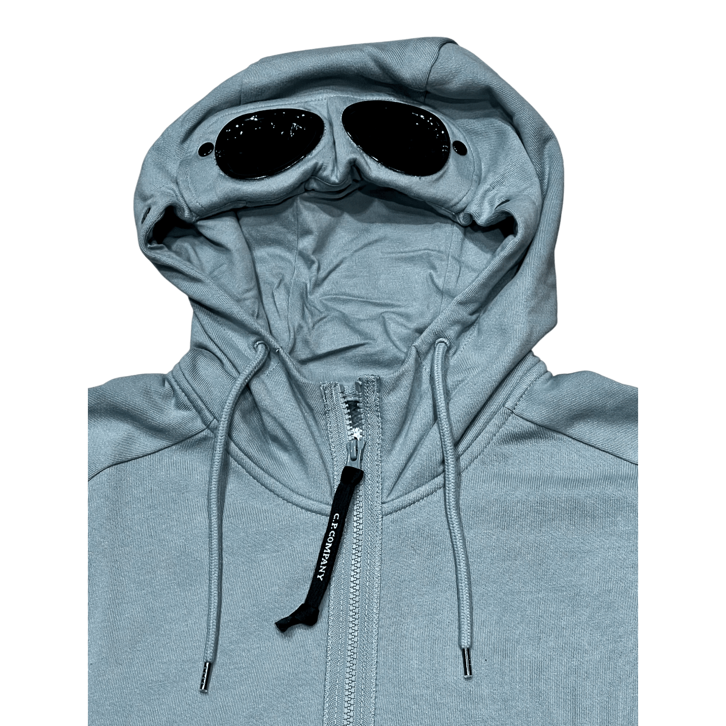 UNIT Hamburg - C.P. Company Goggle Jacket – Diagonal Fleece silver blue - C.P. Company