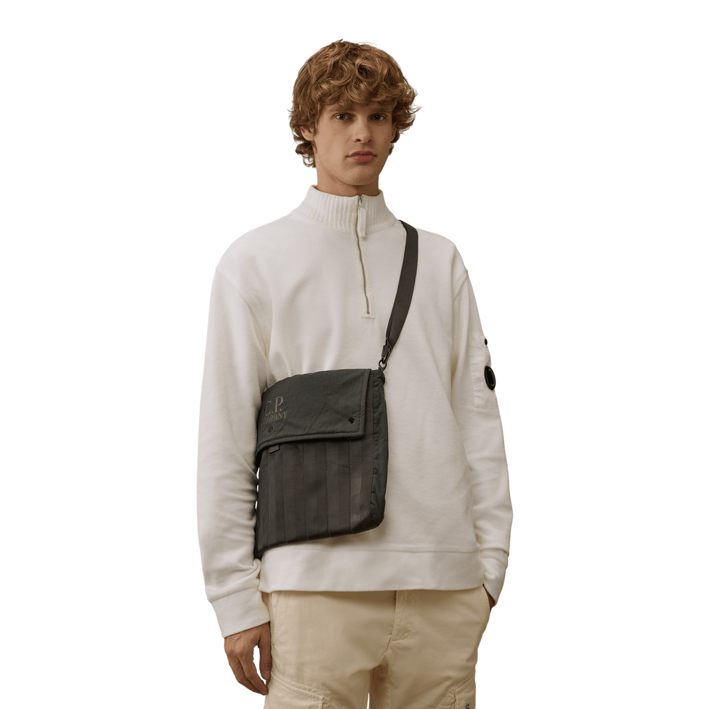 UNIT Hamburg - C.P. Company Herringbone Bag, steingrau - C.P. Company