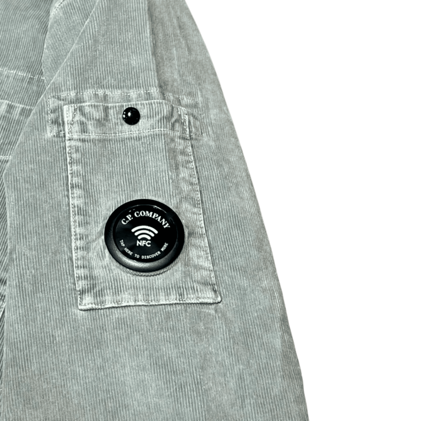 UNIT Hamburg - C.P. Company, Overshirt aus Cord in Flint Grey - C.P. Company