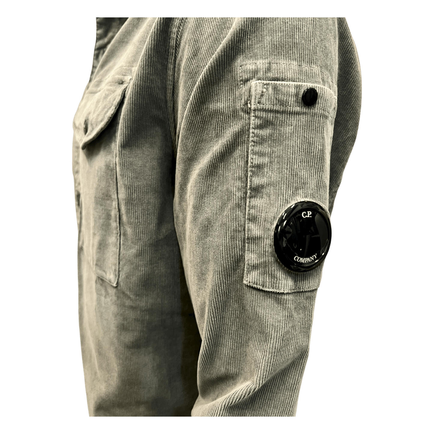 UNIT Hamburg - C.P. Company, OVERSHIRT CORDUROY, gunmetall - C.P. Company