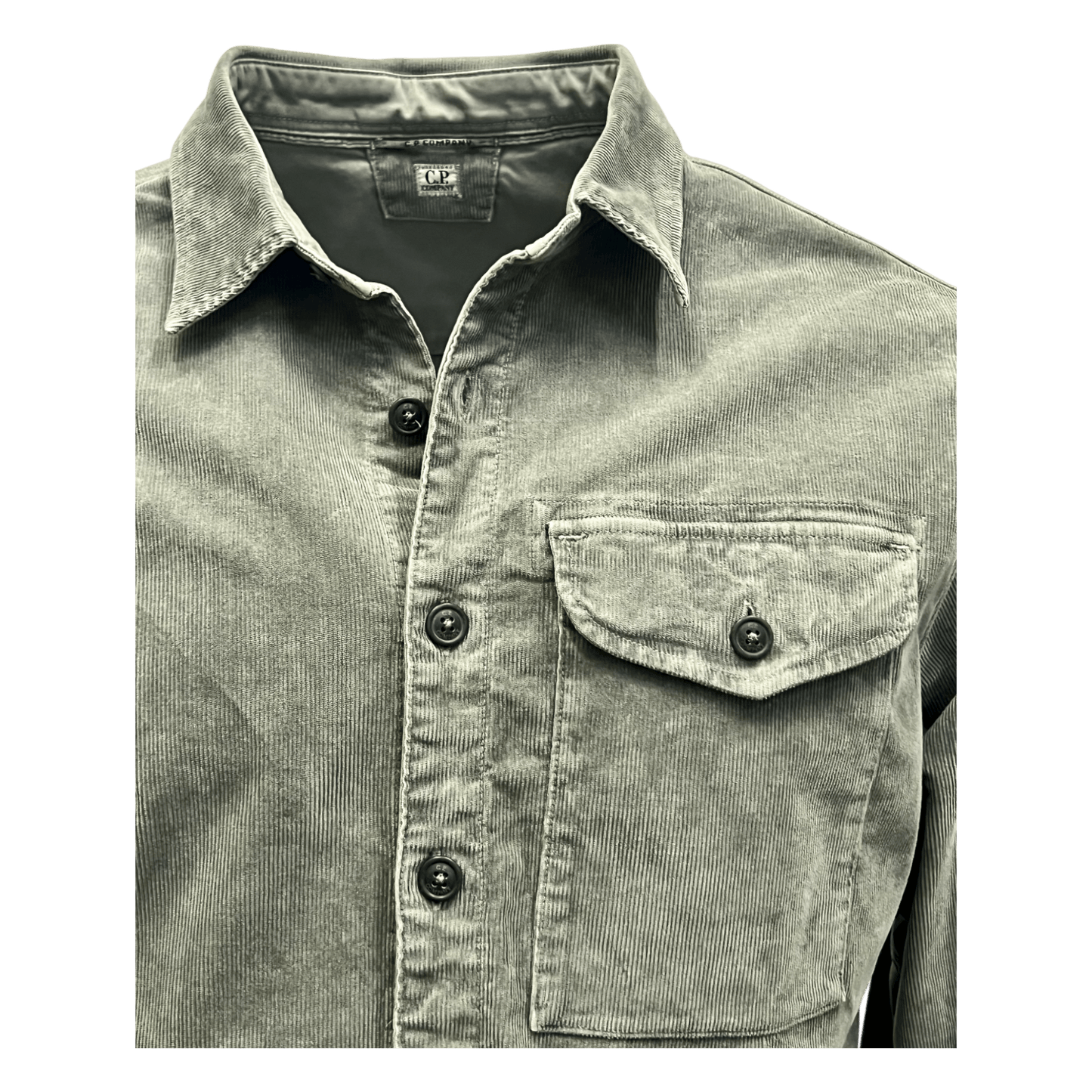 UNIT Hamburg - C.P. Company, OVERSHIRT CORDUROY, gunmetall - C.P. Company