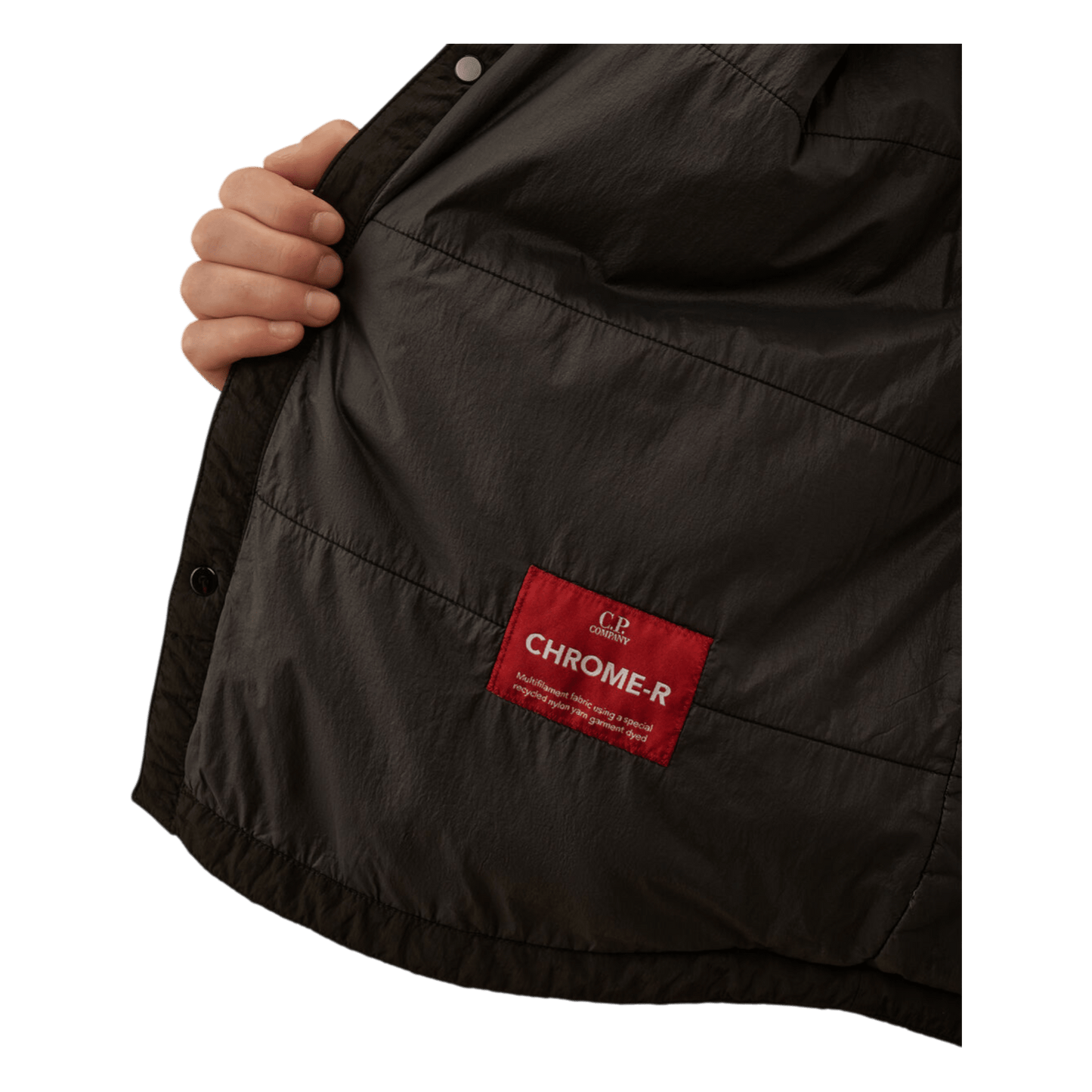 UNIT Hamburg - C.P. Company, Overshirt, padded chrome - R, schwarz - C.P. Company