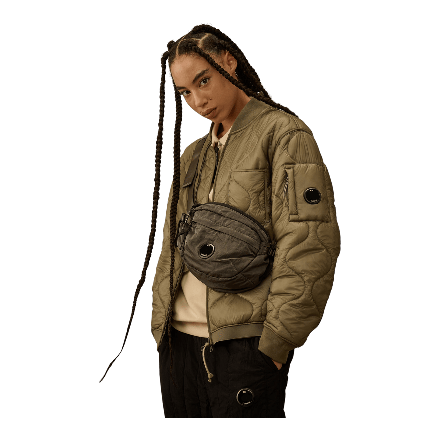 UNIT Hamburg - C.P. Company Waistbag – Nylon B mit Objektiv - Detail, gunmetal - C.P. Company