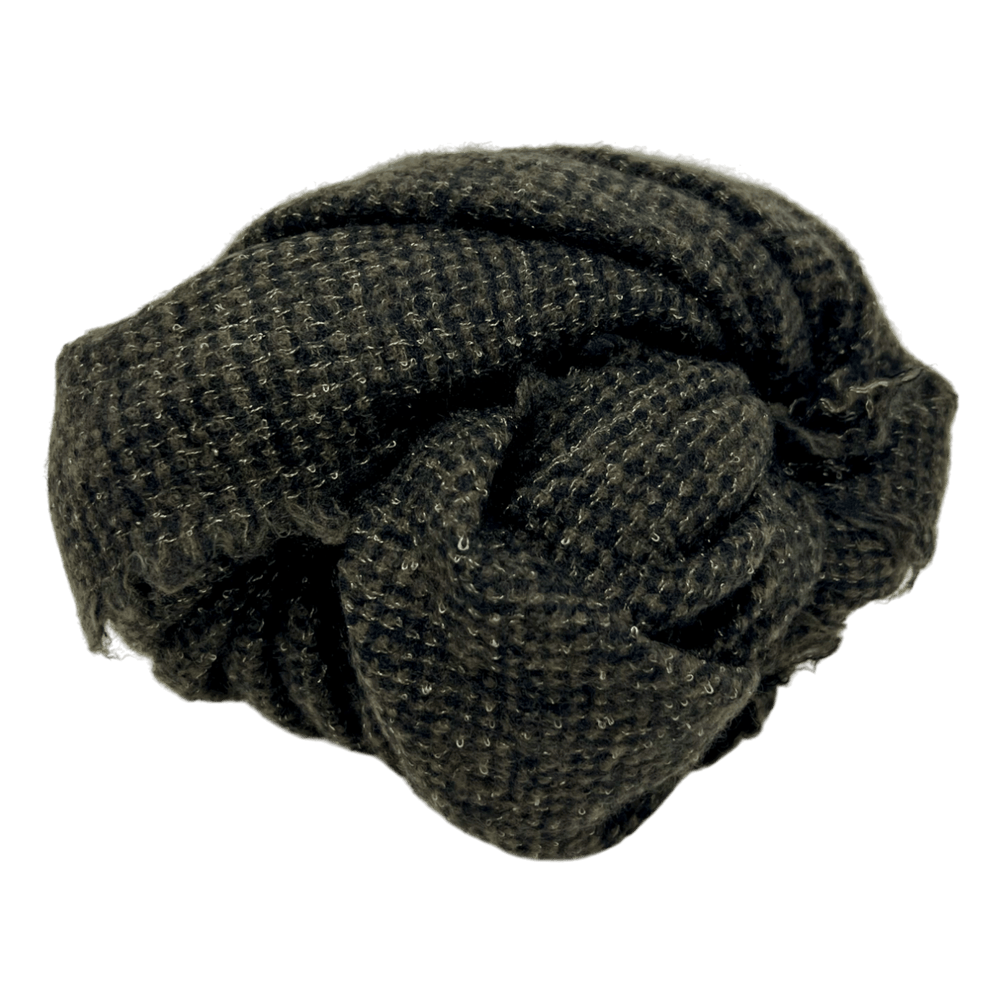 UNIT Hamburg - Faliero Sarti, Marcolino, Schaltuch, 70x170, Cashmere/Wolle/Seide oliv - schwarz - Faliero Sarti