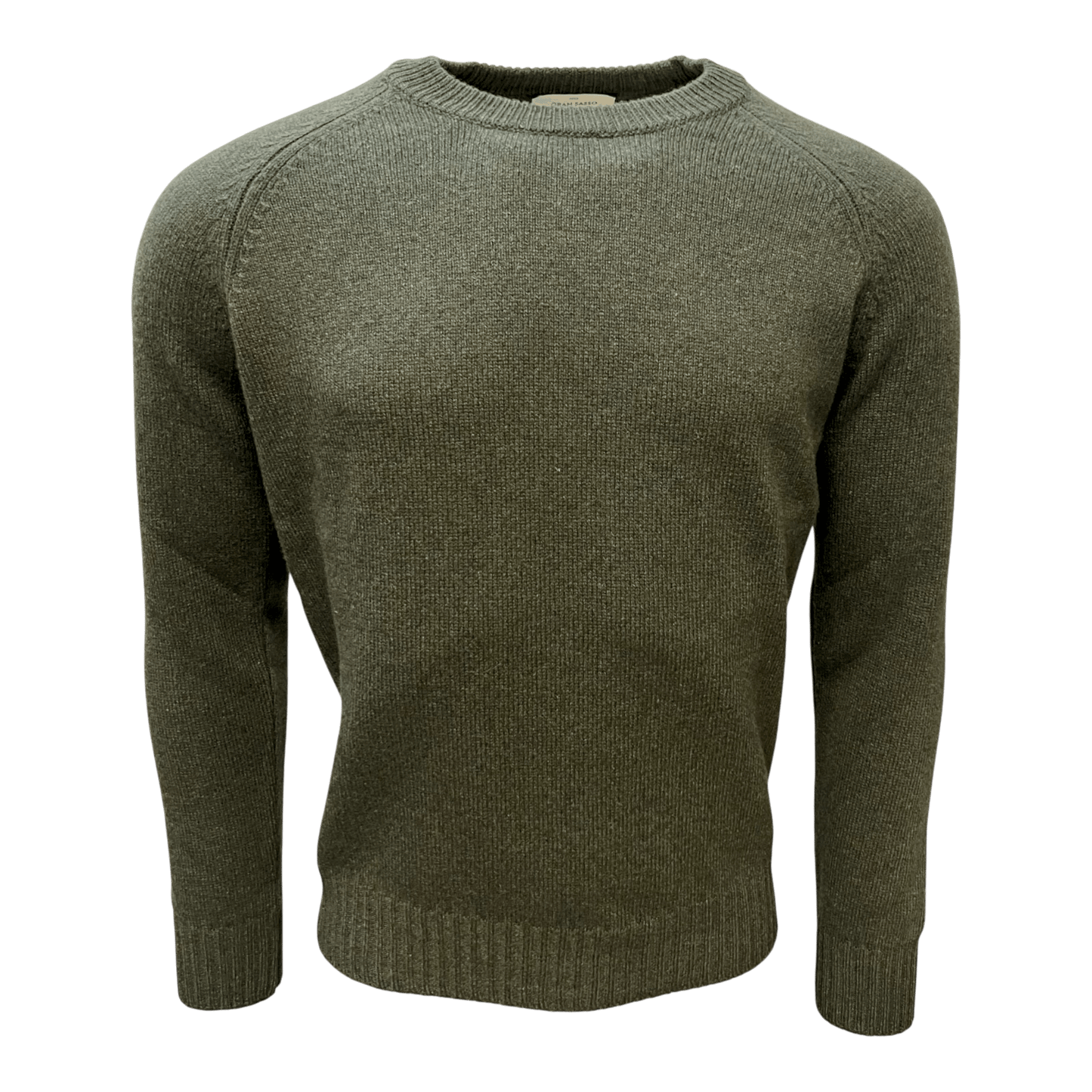 UNIT Hamburg - Gran Sasso, Kaschmir/Wolle, Rundhals; Raglan, oliv - Gran Sasso
