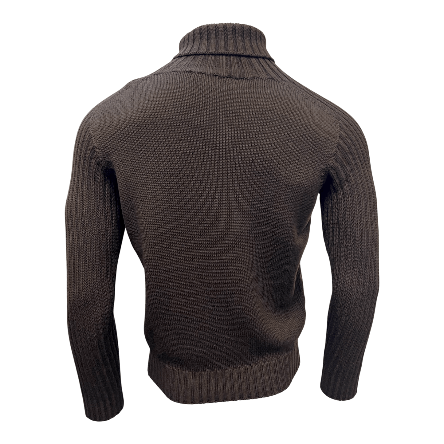 UNIT Hamburg - Gran Sasso, Rainwool Rollkragen, espresso braun - Gran Sasso