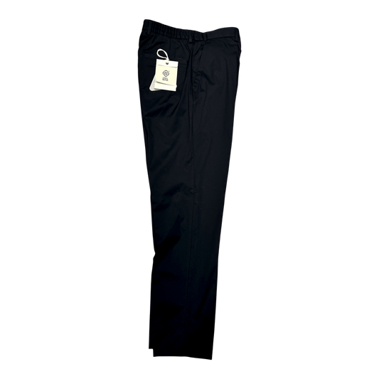 UNIT Hamburg - GTA, DAVIDE, summer pants with comfort waistband, black - GTA il Pantalone